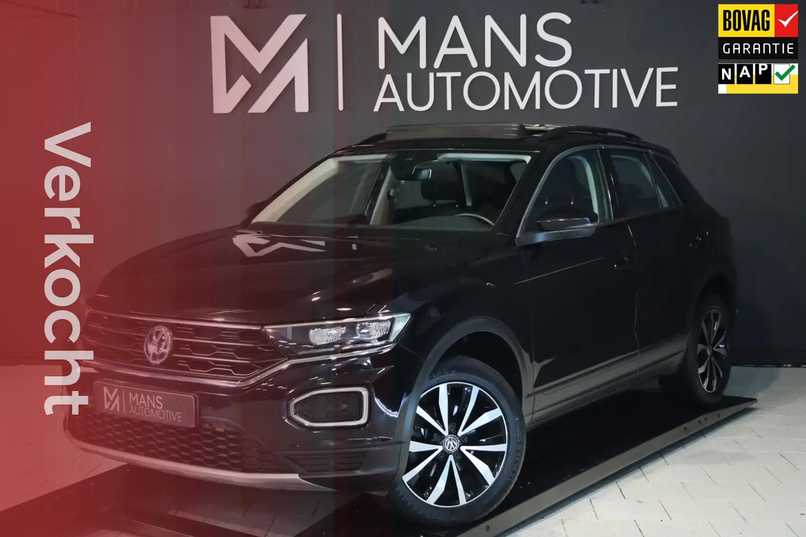 Volkswagen T-Roc 1.5 TSI Sport / PANODAK / DODEHOEK / ACC / CAMERA Noir - 1