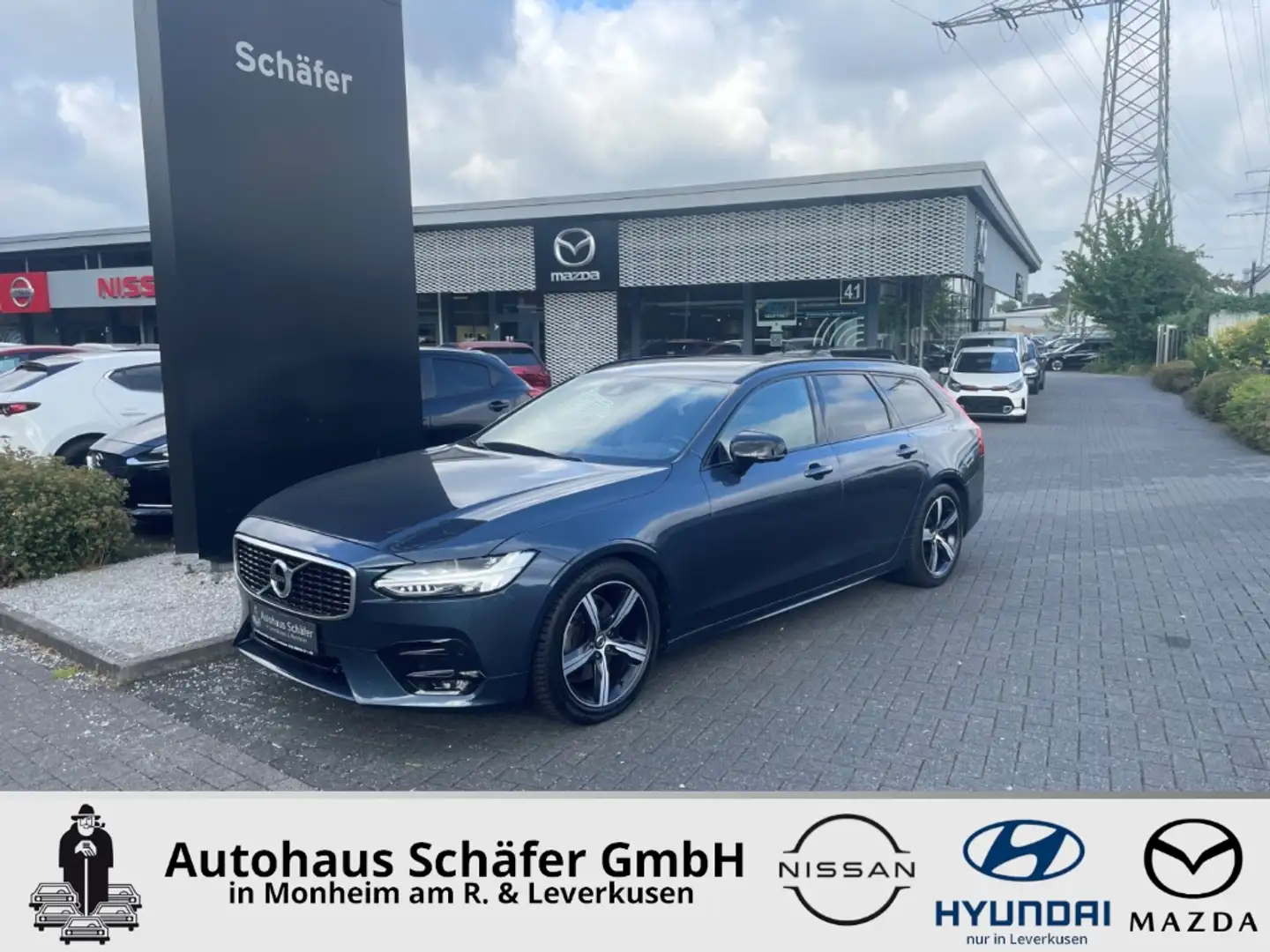 Volvo V90 R Design Kombi Navi Digitales Cockpit Memory Sitze Blau - 1