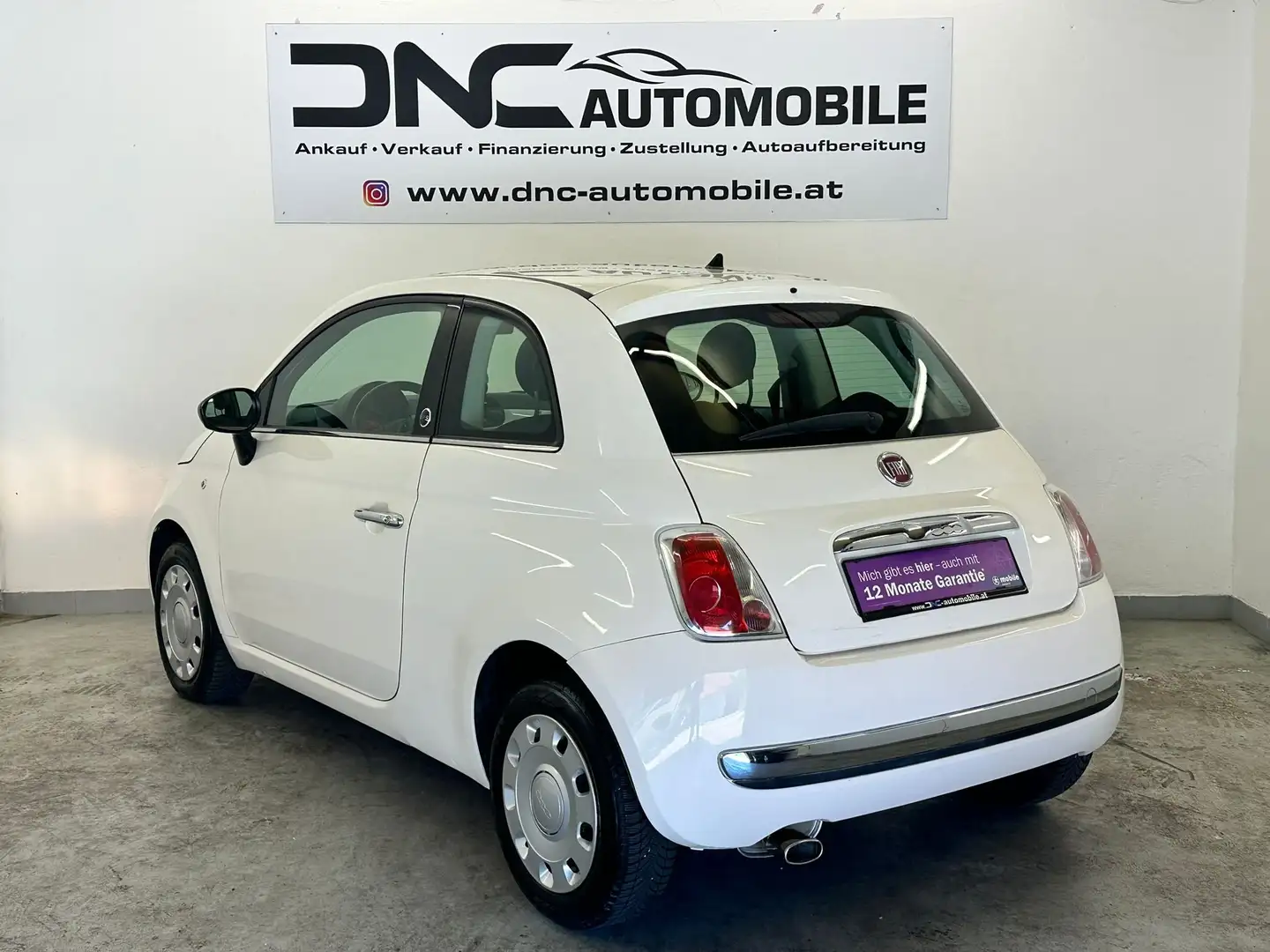 Fiat 500 1,2 PUR-O2 Weiß - 2