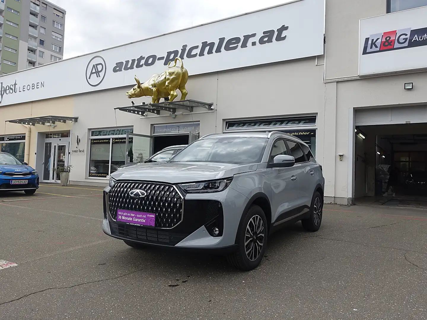 Chery Tiggo 7 HEV Unique Vollhybrid Grau - 1