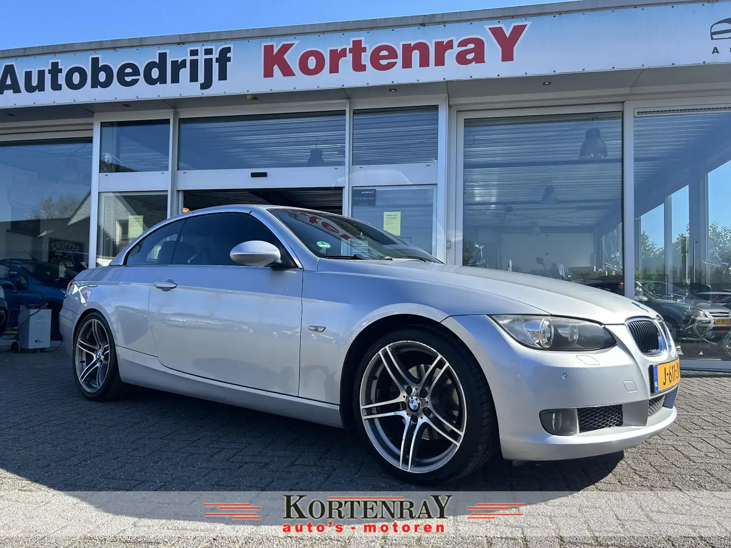 BMW 320 3-serie Cabrio 320i automaat/pdc/ecc/leder interie Grijs - 1