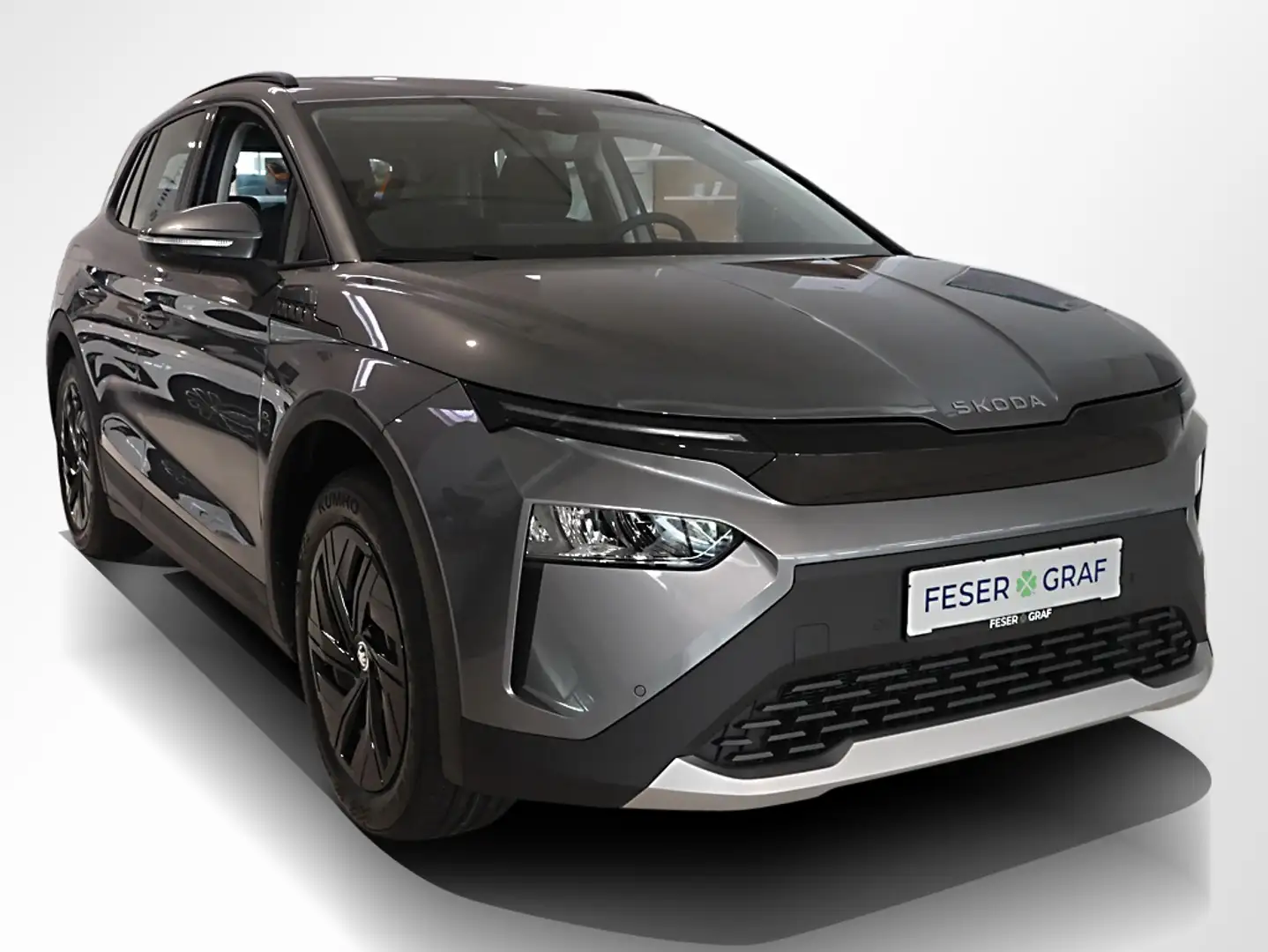 Skoda Elroq 50 Tour 55 kWh 125 kW Navi PDC RüKa Sitzh. Gris - 2