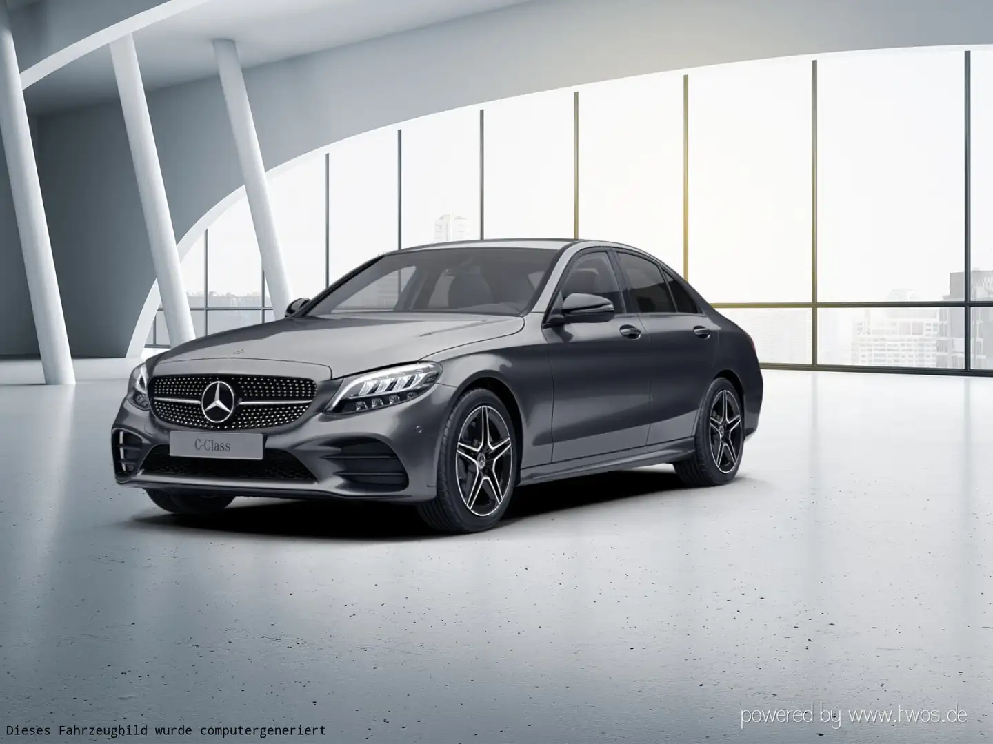 Mercedes-Benz C 200 C 200 AMG Line Navi/KEYLESS-GO Start-Funktion/LED Grau - 2