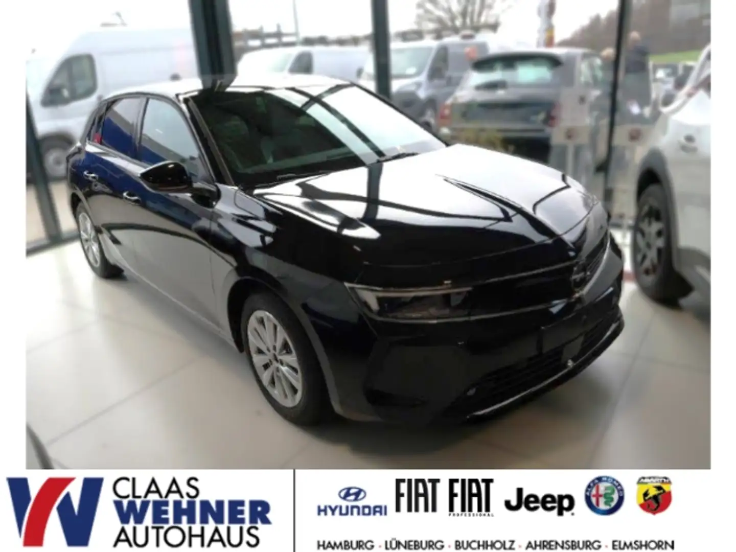 Opel Astra L Business Edition 1.2 Turbo Navi Allwetter Start/ Zwart - 1