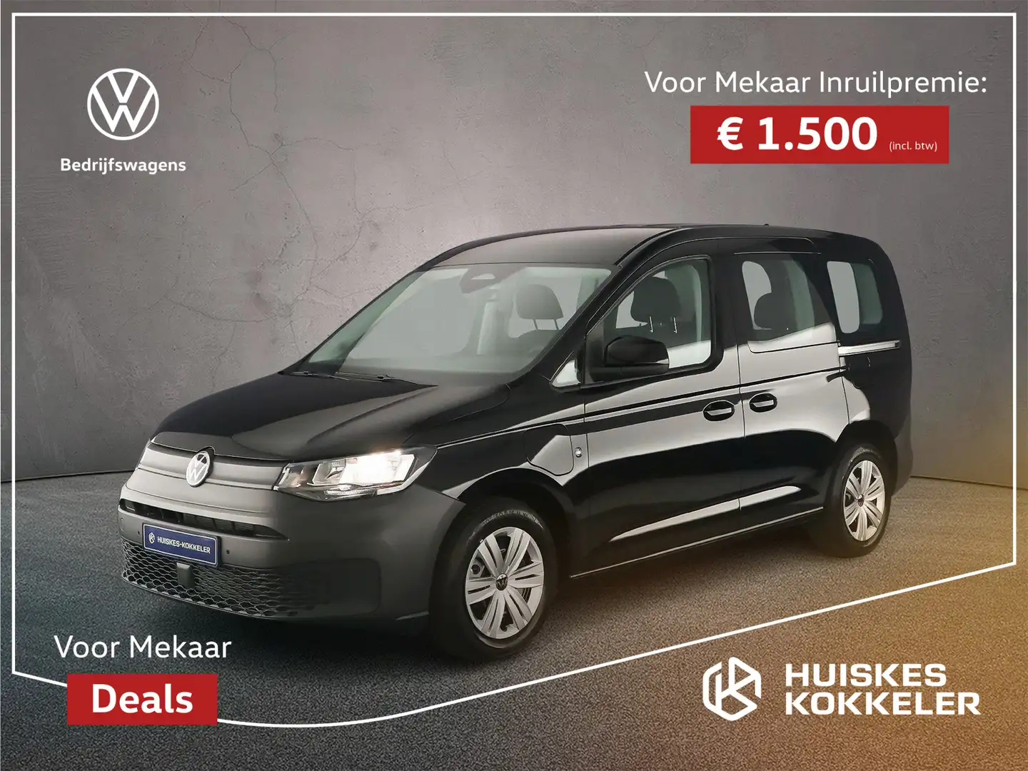 Volkswagen Caddy Kombi 1.5 TSI 150pk DSG eHybrid  inruilpremie € 1 Noir - 1
