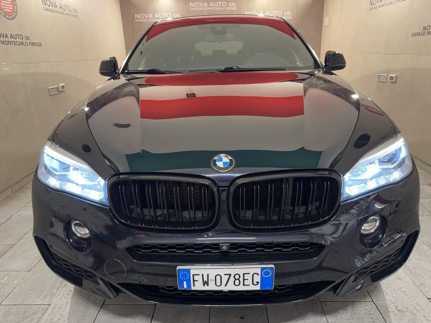 BMW X6 X6 xdrive30d Msport 249cv auto TAGLIANDI BMW Azul - 1