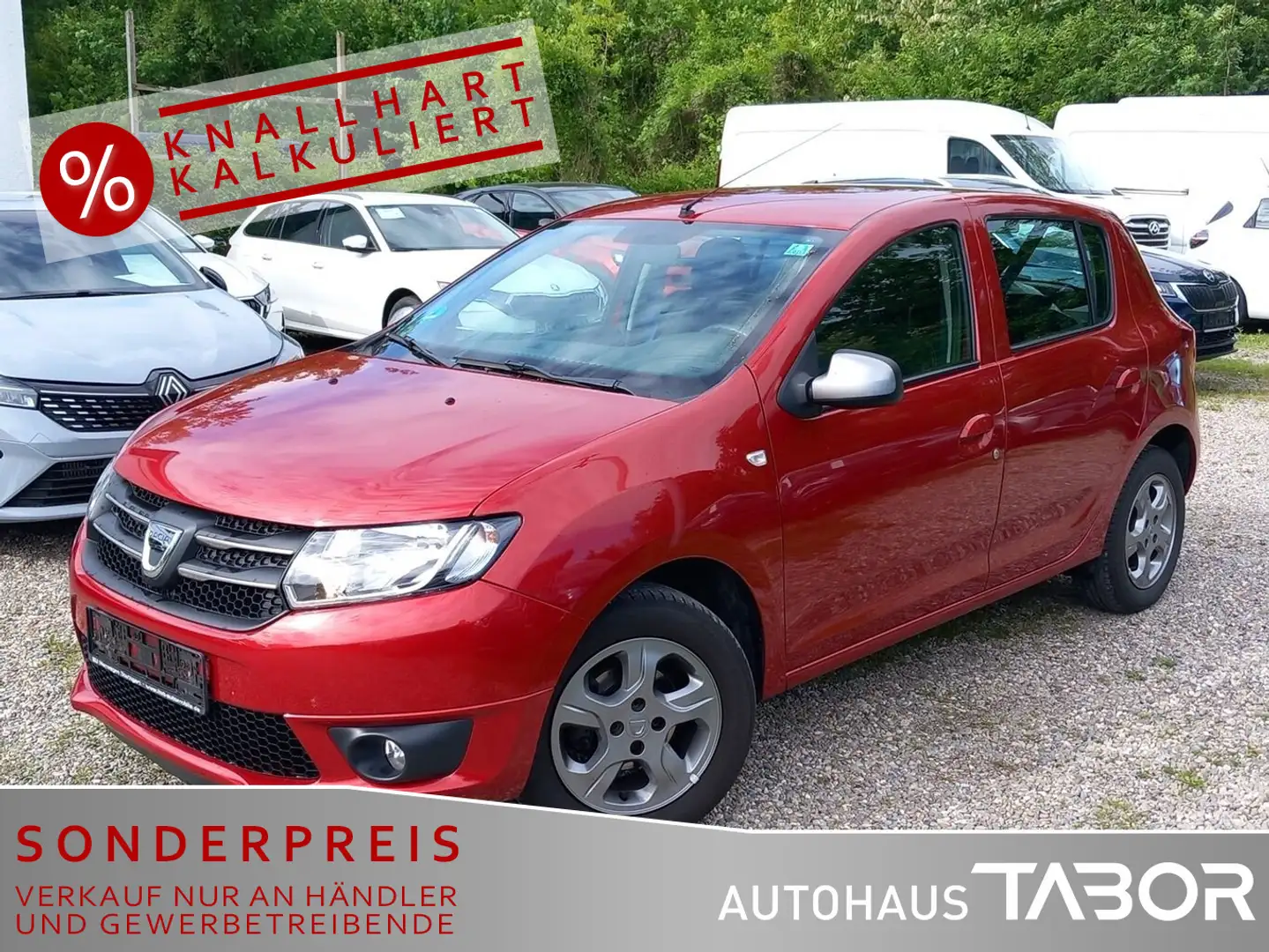 Dacia Sandero II 1.5 dCi 90 Celebration PDC Klima LM Rot - 1