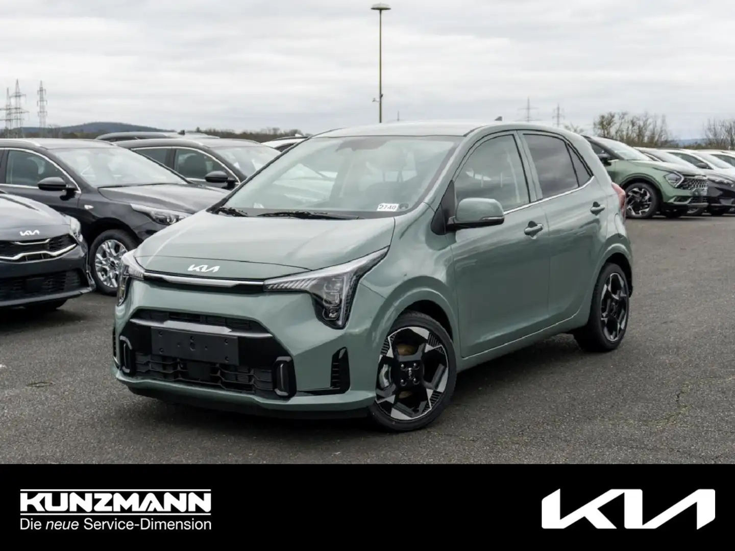 Kia Picanto 1.2 AMT Spirit Navi Lenkradhzg Kamera Vert - 1