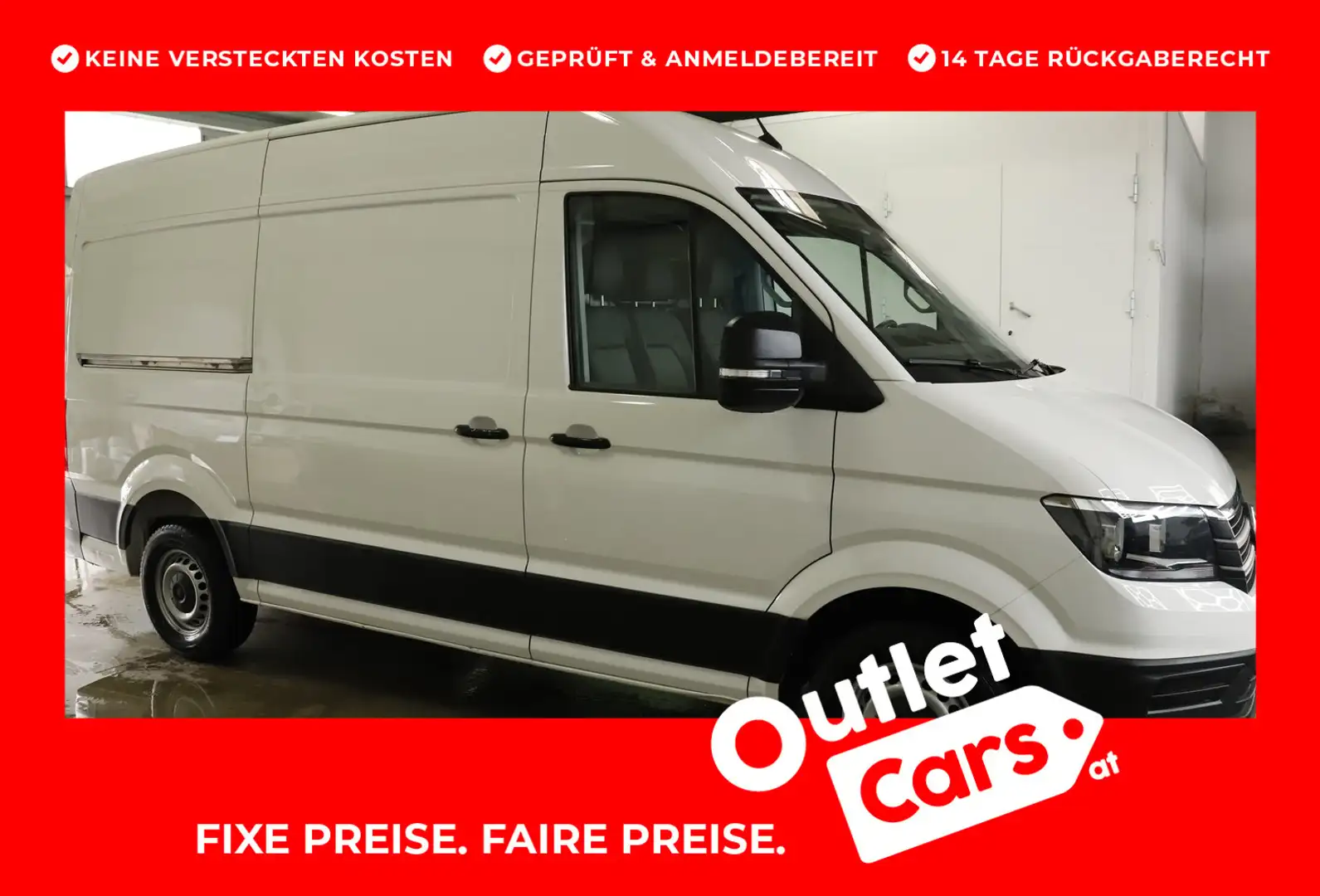 Volkswagen Crafter 35 Kasten L3H3 TDI Heck Single Blanco - 1