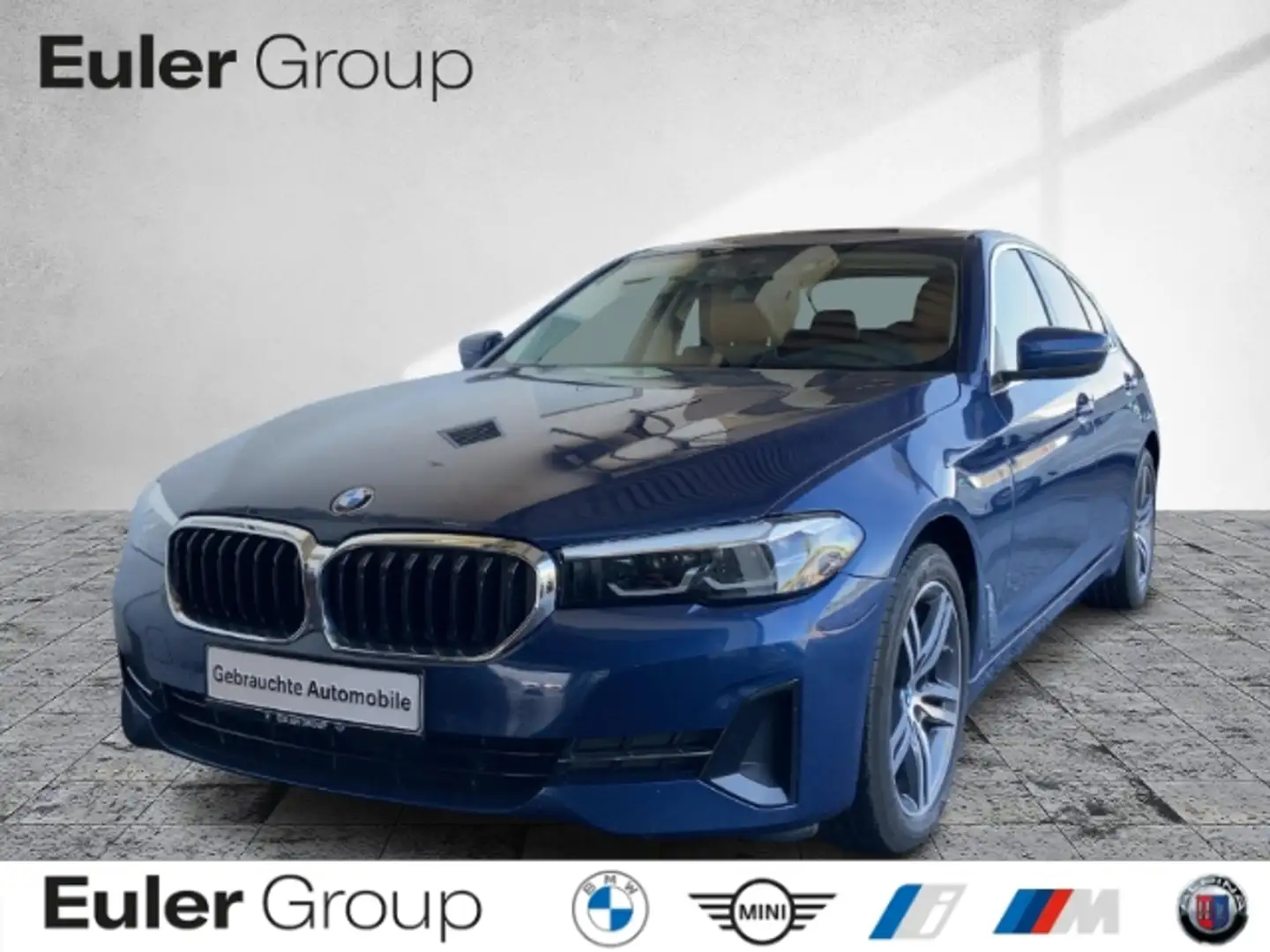BMW 520 d xDr Lim HUD AHK Navi Dig Cockpit Soundsystem LED Blau - 1