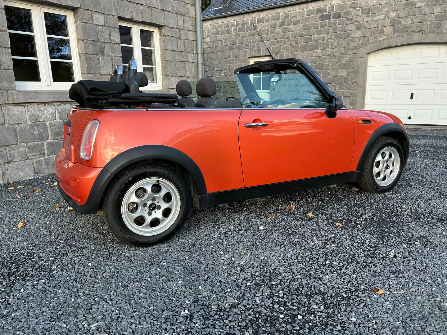MINI One Cabrio Cabriolet 1.6i 16v parfait état Orange - 2