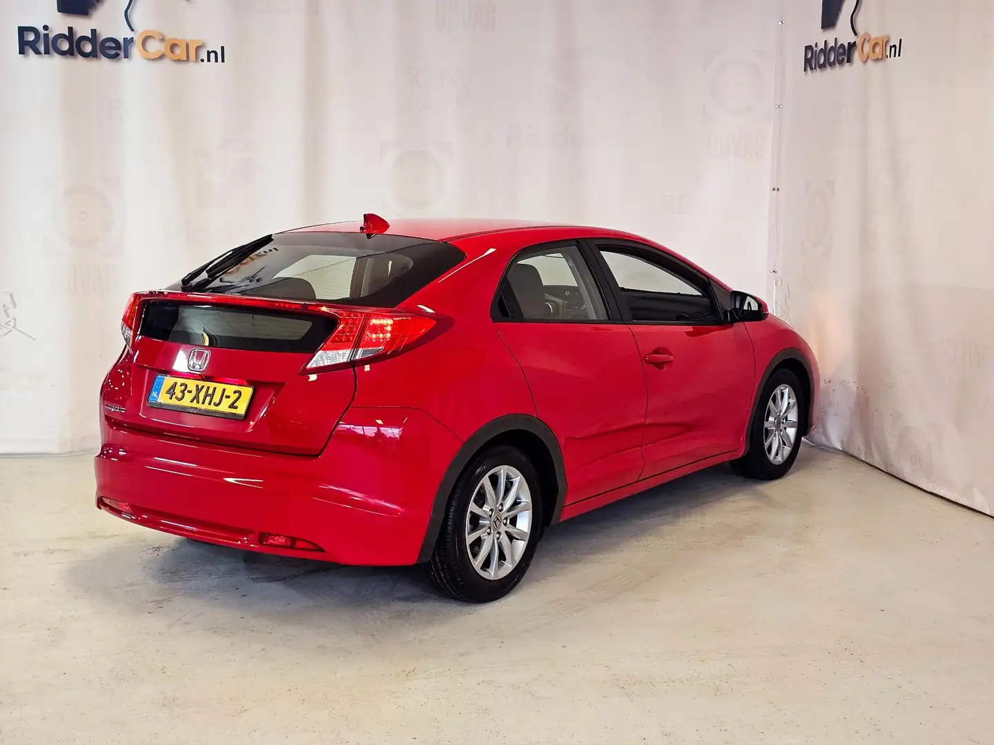 Honda Civic 1.4 Comfort|2E EIG|NAP|AIRCO|ELEK RAMEN| VELGEN| Rood - 2