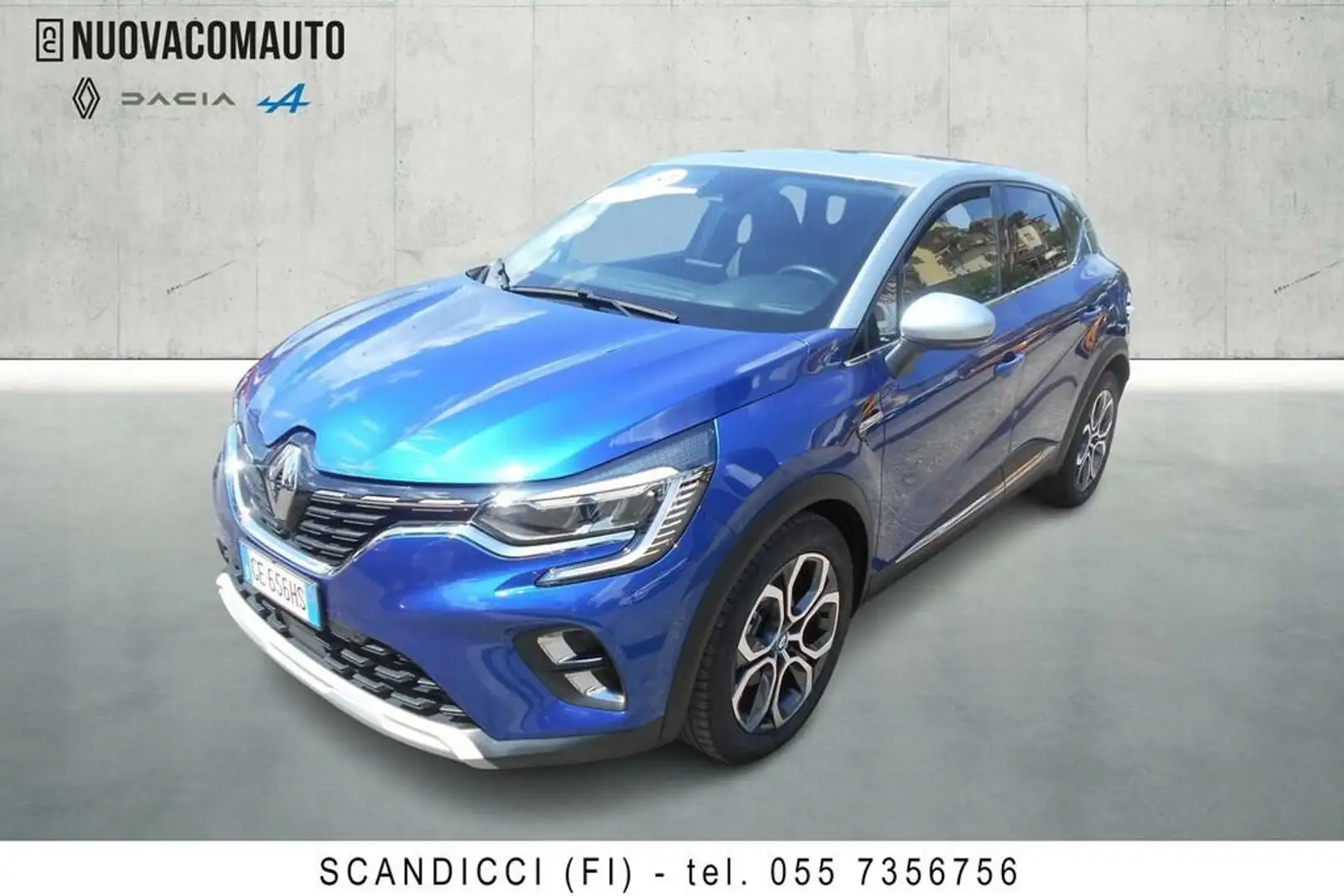 Renault Captur 1.6 plug-in hybrid Intens E-Tech 160cv auto my21 Blu/Azzurro - 1