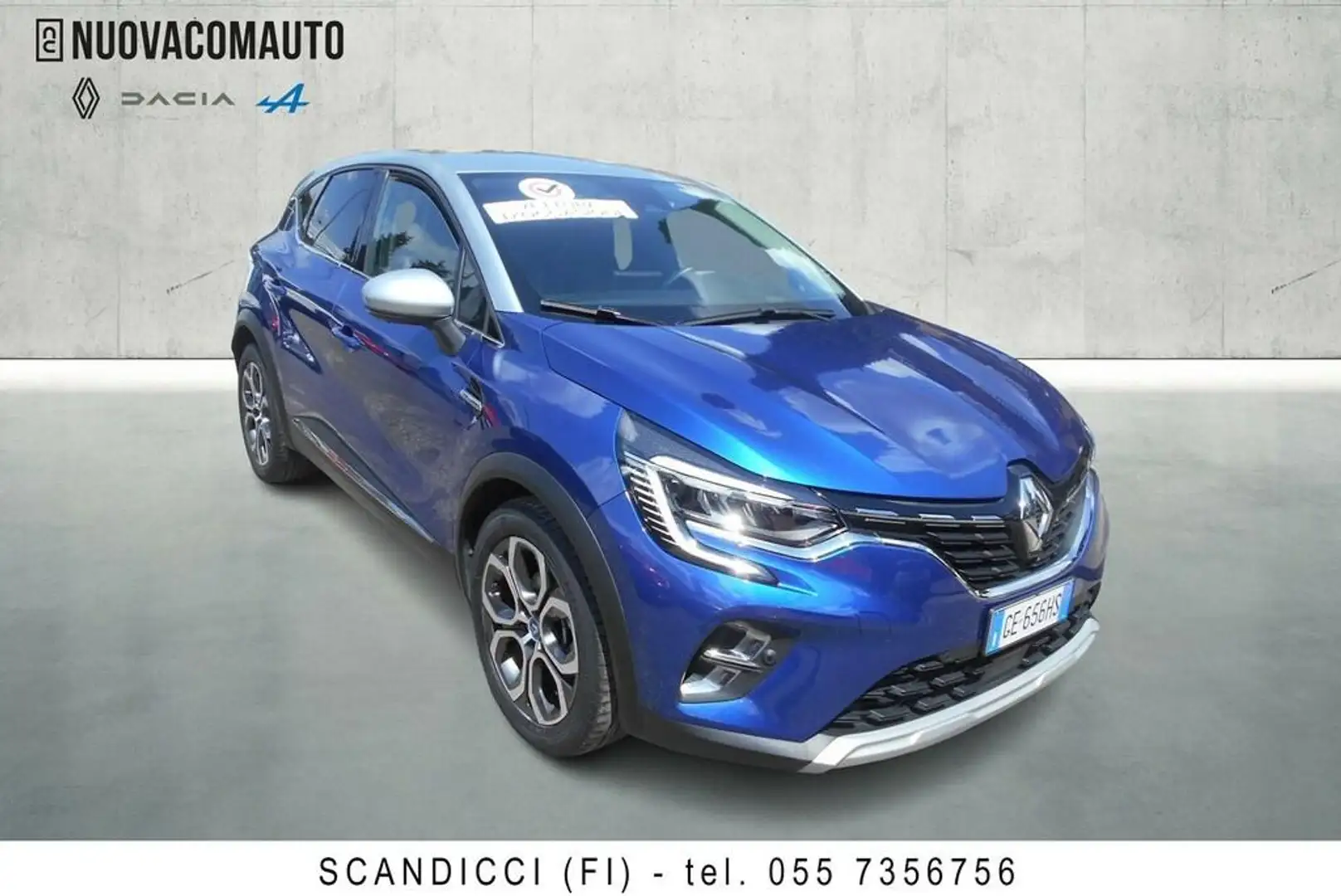 Renault Captur 1.6 plug-in hybrid Intens E-Tech 160cv auto my21 Blu/Azzurro - 2
