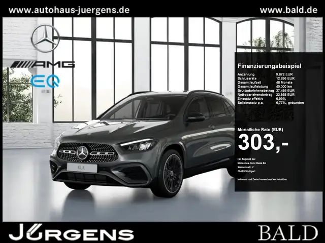 Mercedes-Benz GLA 180 AMG-Sport+Night+Ambiente+AHK+Cam+LED+PTS