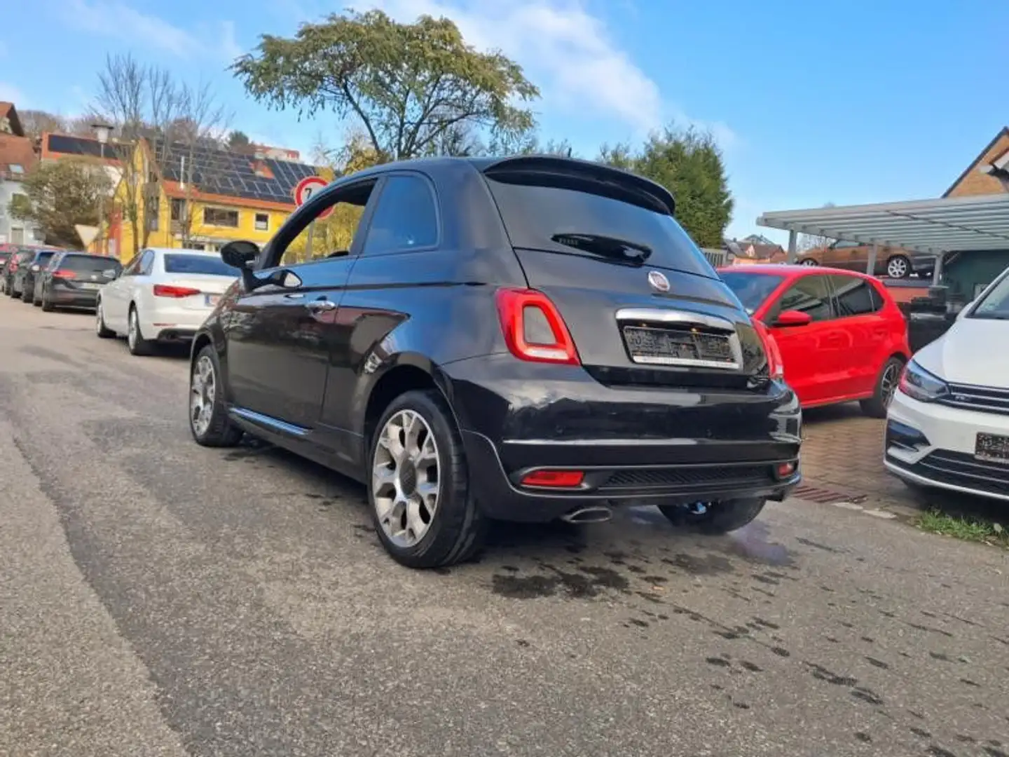 Fiat 500 0.9 8V TwinAir ROCKSTAR PANO+NAVI+PDC+DAB Schwarz - 2