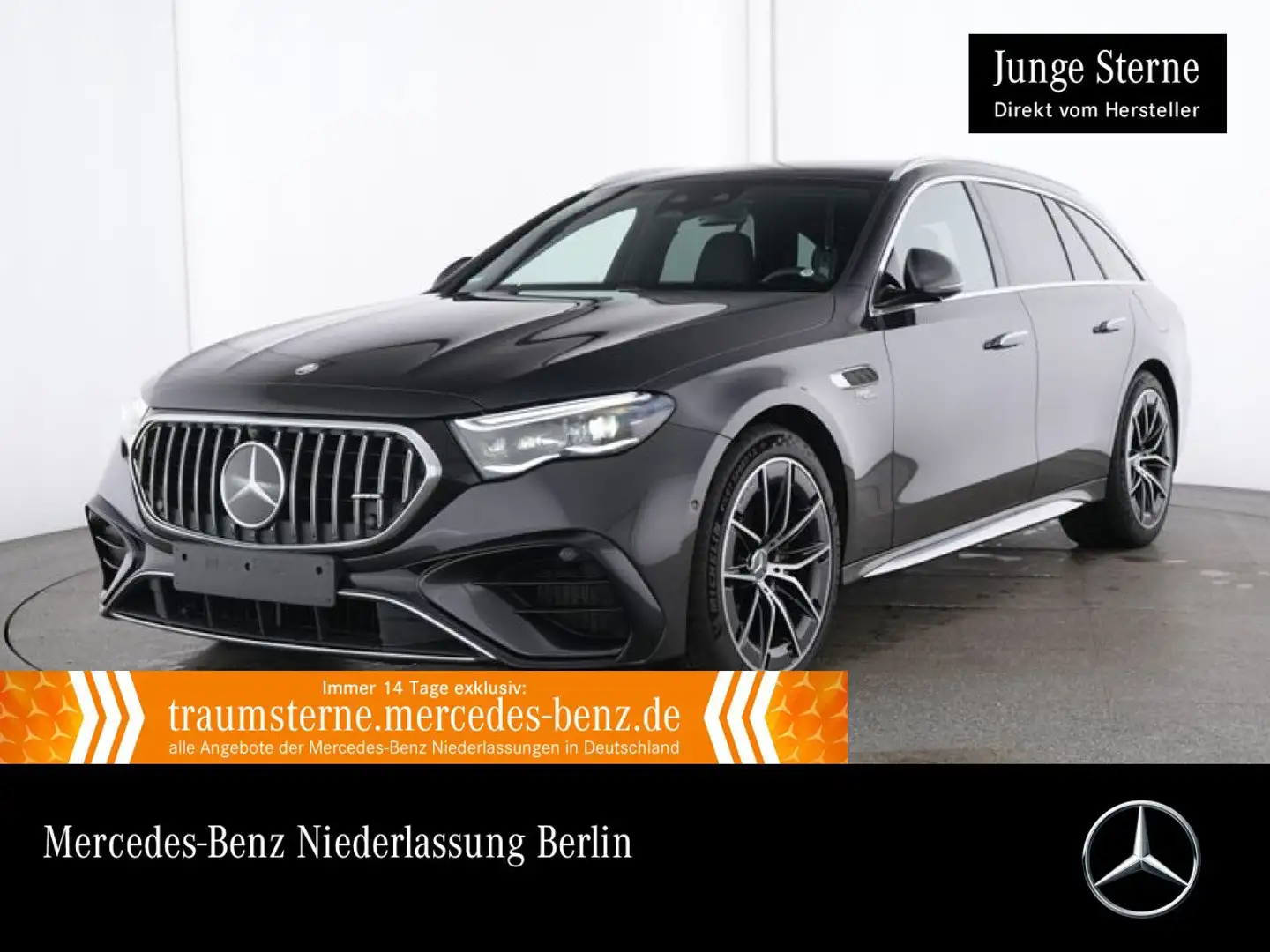 Mercedes-Benz E 53 AMG T 4M Hybrid Fahrass 360° Burmester Distr. Grau - 1