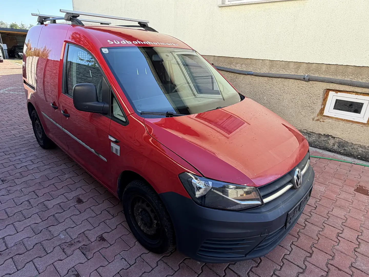 Volkswagen Caddy 1.6 TDI 102 Ps Klima Euro6 Rot - 2