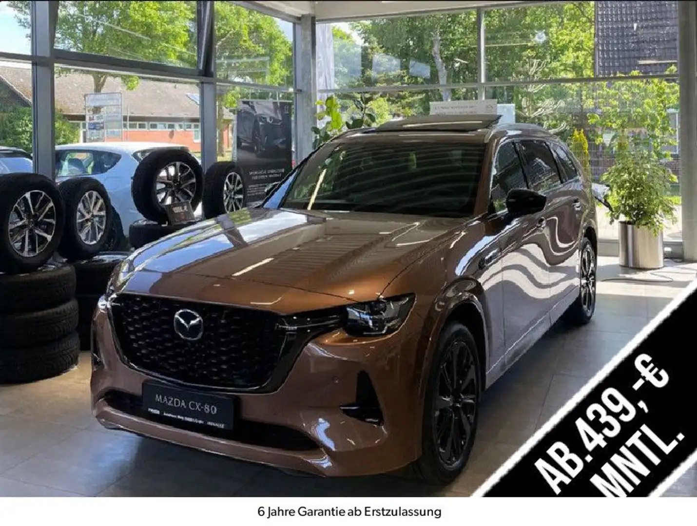 Mazda CX-80 5WGN 3.3L e-SKYACTIV D 254ps 8AT AWD Homur Brun - 1