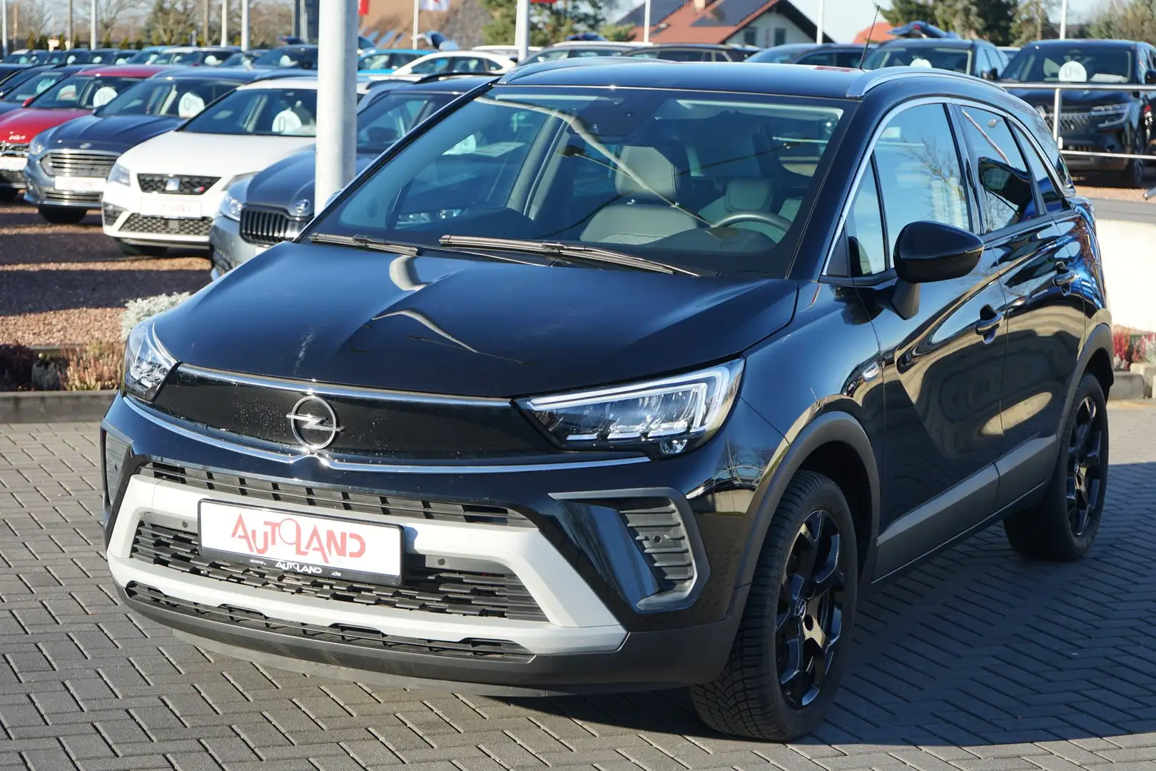 Opel Crossland 1.2 Elegance LED Navi Kamera Teilleder Schwarz - 1