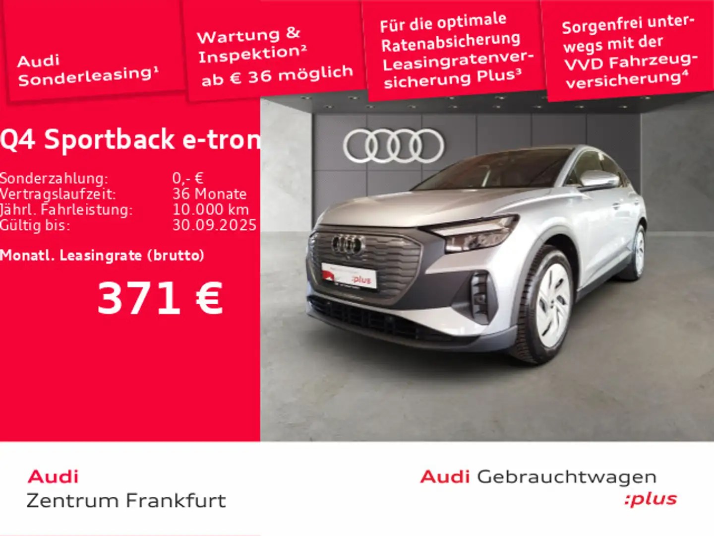Audi Q4 e-tron 45 LED VC AHK Silber - 1