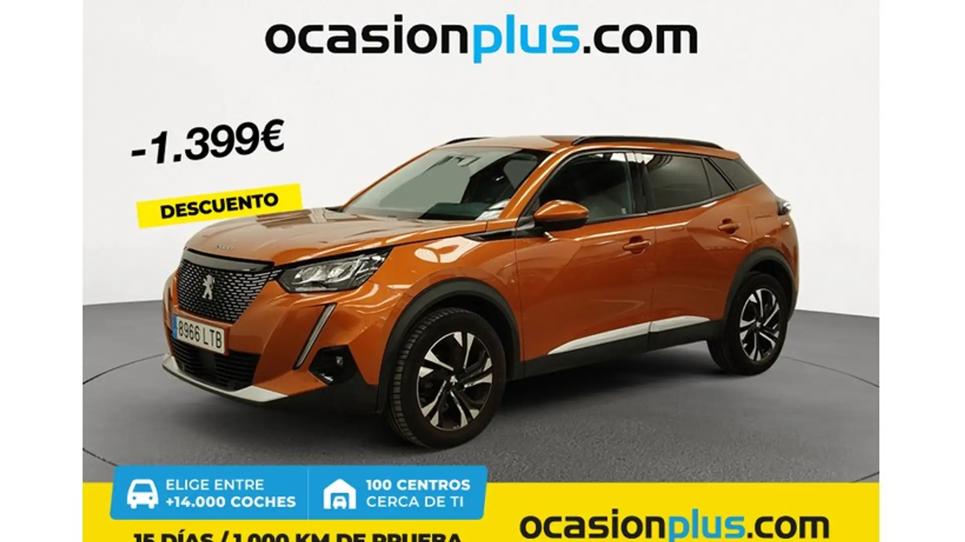 Peugeot 2008 1.2 PureTech S&S Allure Pack EAT8 130 Orange - 1