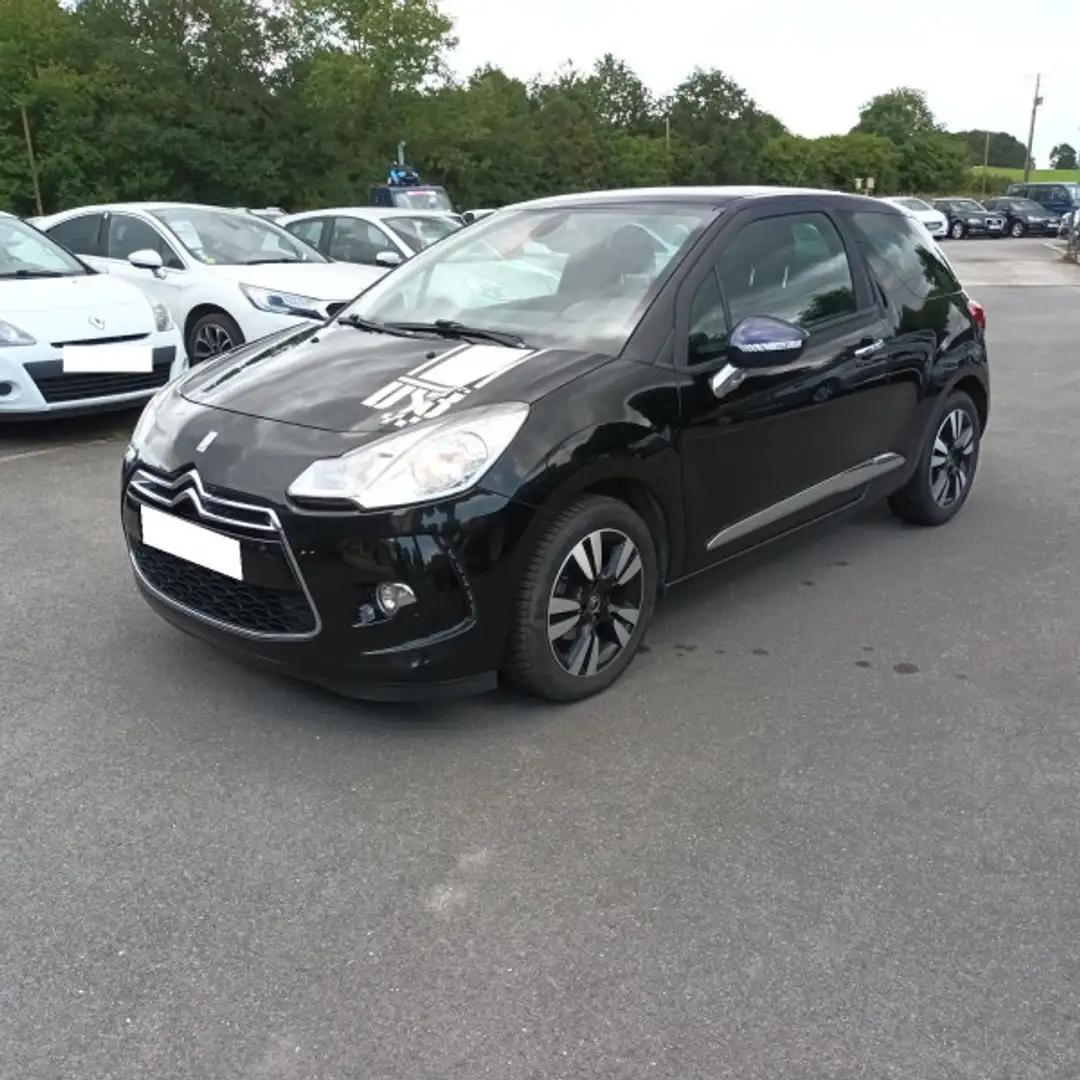 Citroen DS3 1.6 E-HDI90 (92) AIRDREAM SO CHIC 5CV Schwarz - 2