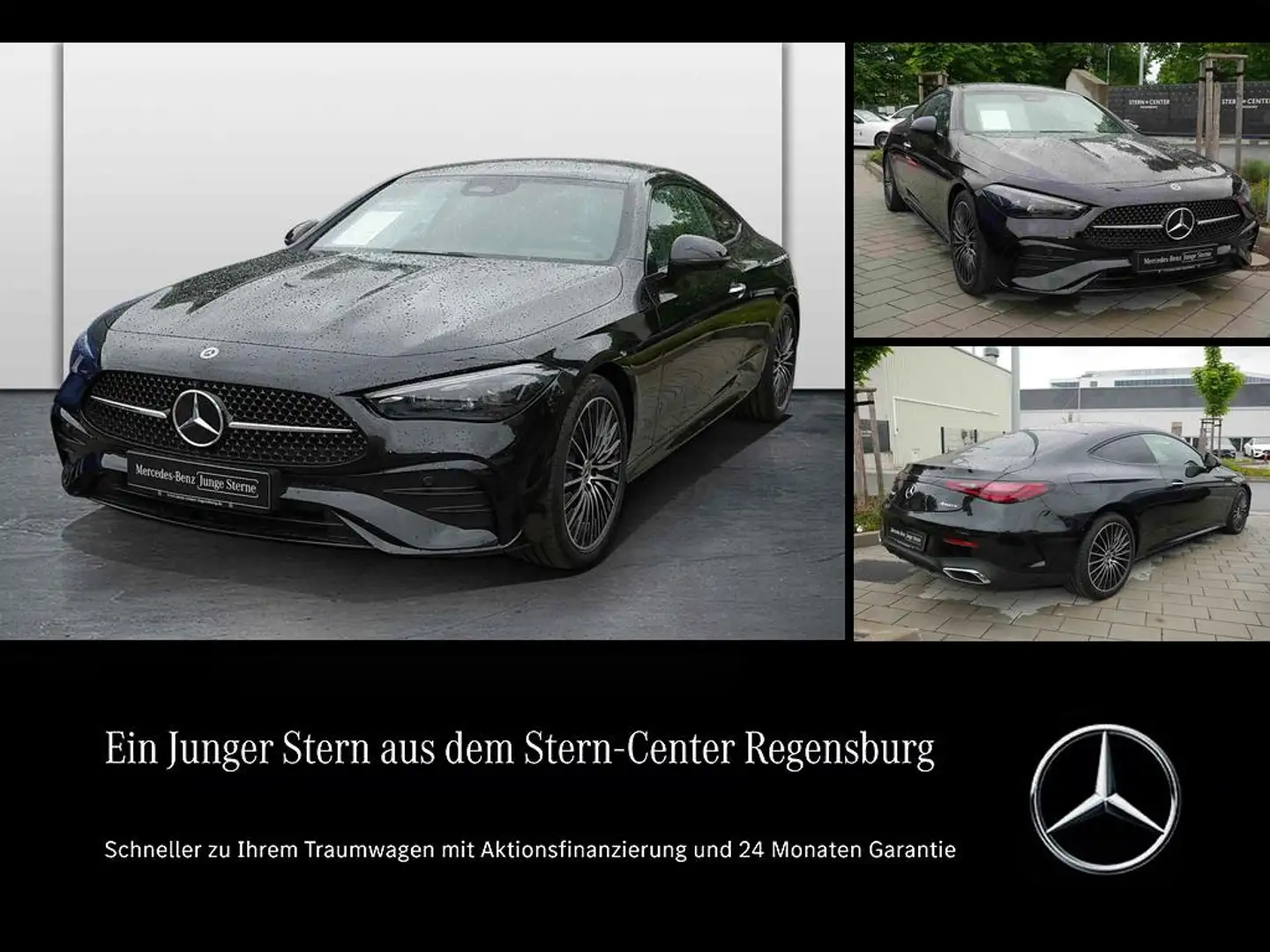 Mercedes-Benz CLE 300 4M Coupé AMG+DIST+DIGITALLED+SITZKLIMA++ Negru - 1