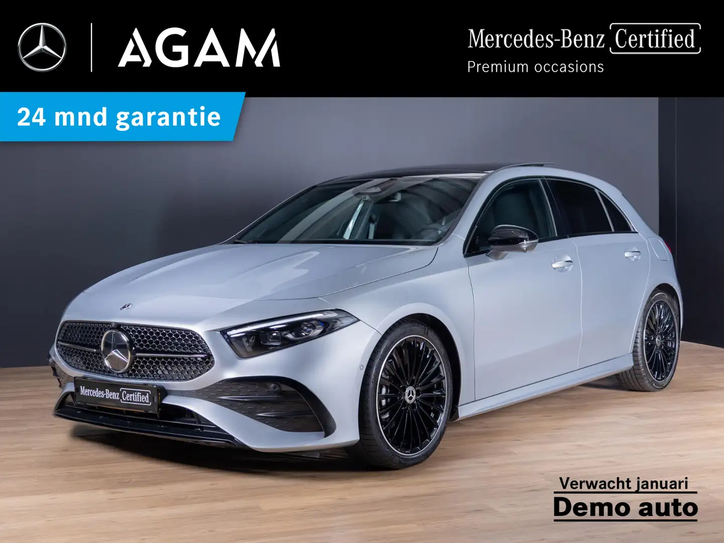 Mercedes-Benz A 180 Hatchback Business Solution AMG Panorama dak Grijs - 1