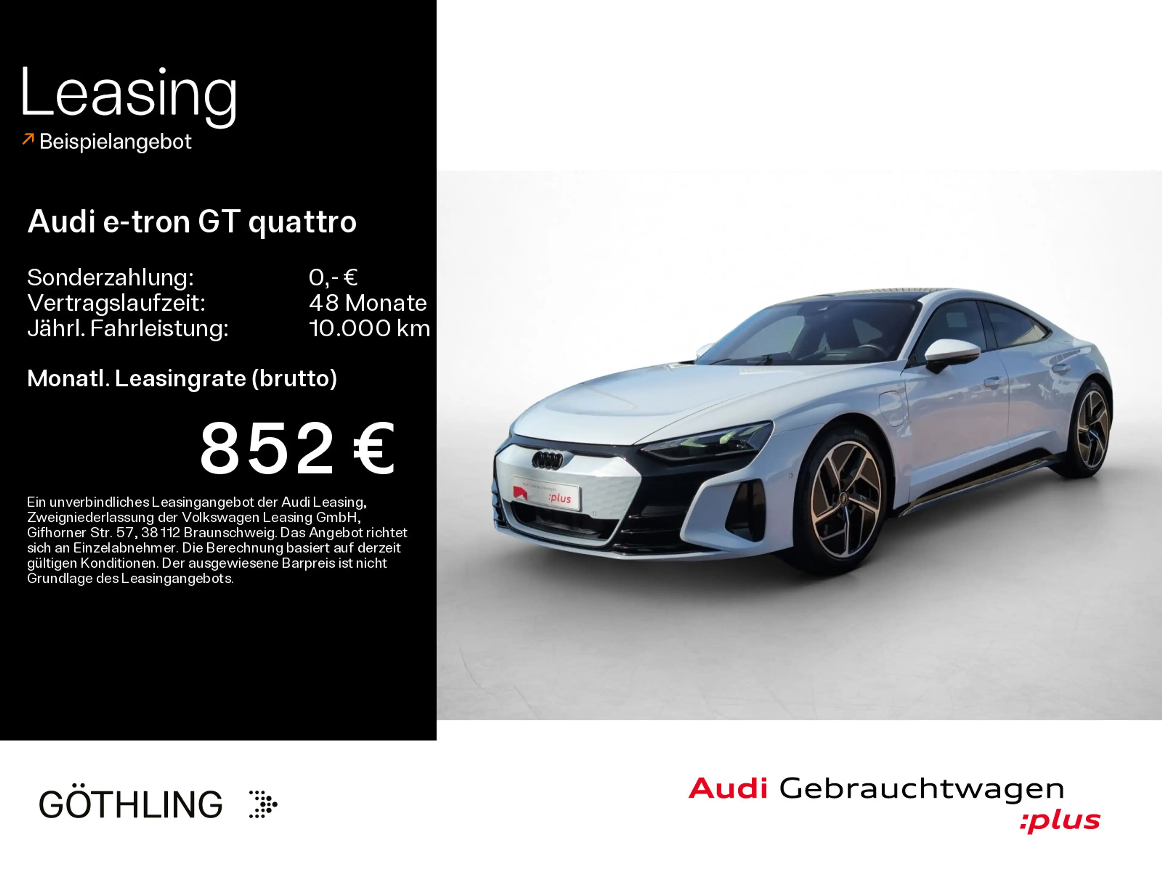 Audi e-tron GT e-tron GT qu 350 kW *Matrix*B&O*HUD*Pano*Optik S