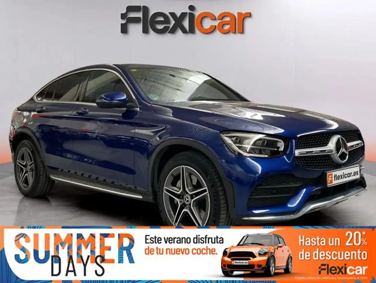 Mercedes-Benz GLC 350 350d 4Matic Aut. Modrá - 1