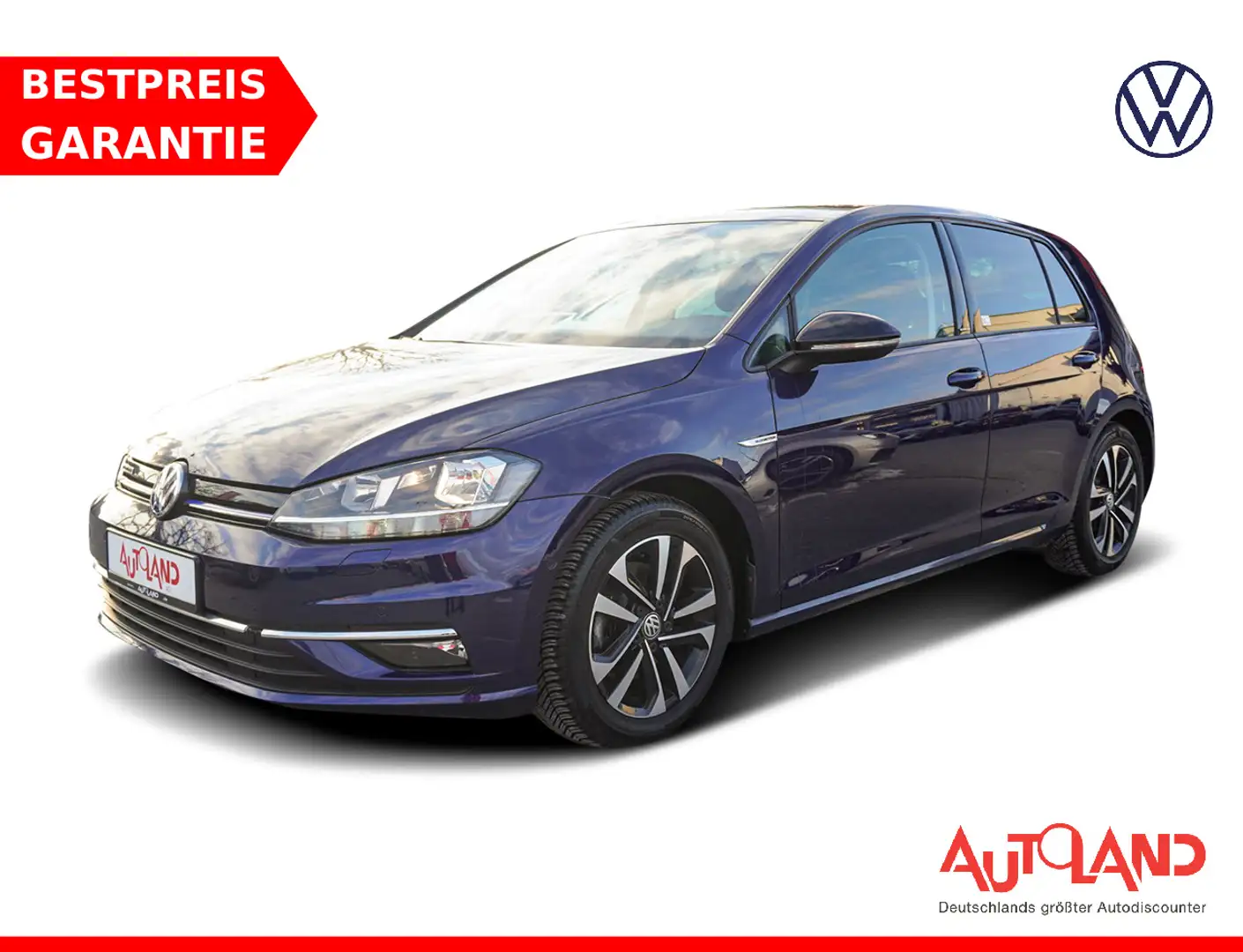 Volkswagen Golf VII 1.5 16V TSI IQ.DRIVE DSG Navi ACC AHK Blau - 1