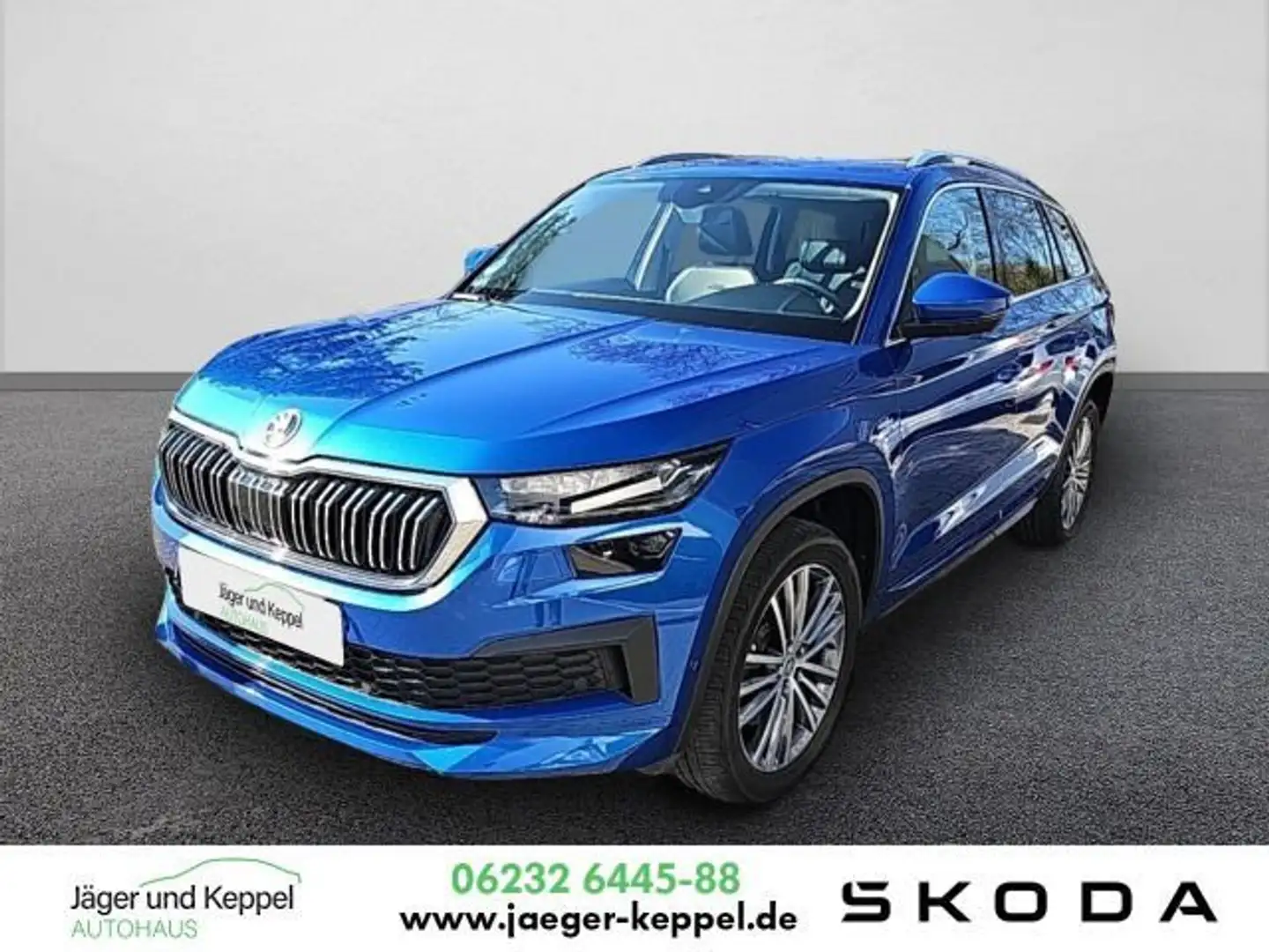 Skoda Kodiaq KODIAQ L&K 2,0l TDI 147 kW 4x4 DSG, Standhz.,AHK Blau - 1
