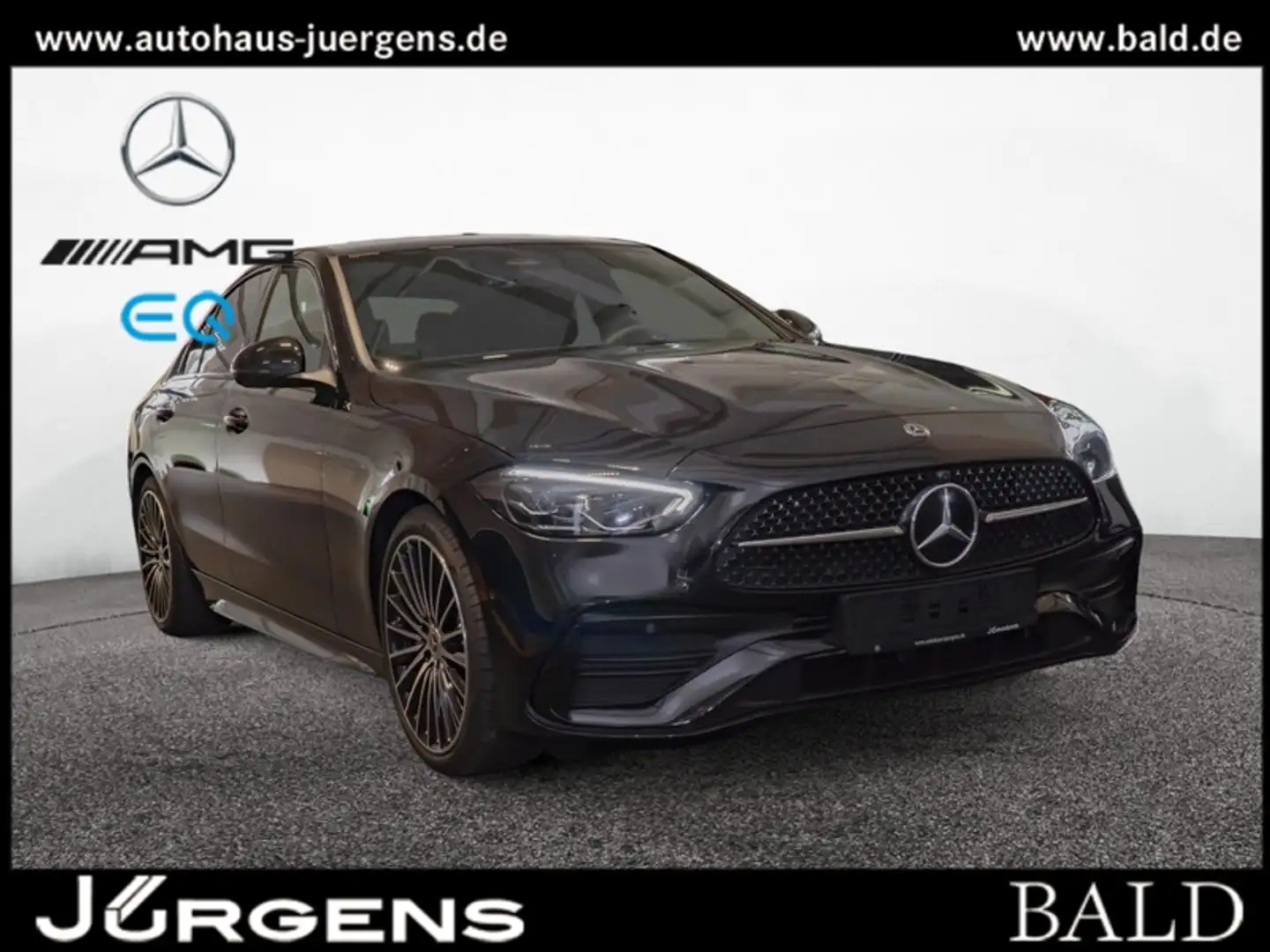 Mercedes-Benz C 220 d AMG-Sport/360/Pano/AHK/Night/Distr/19' Negro - 1
