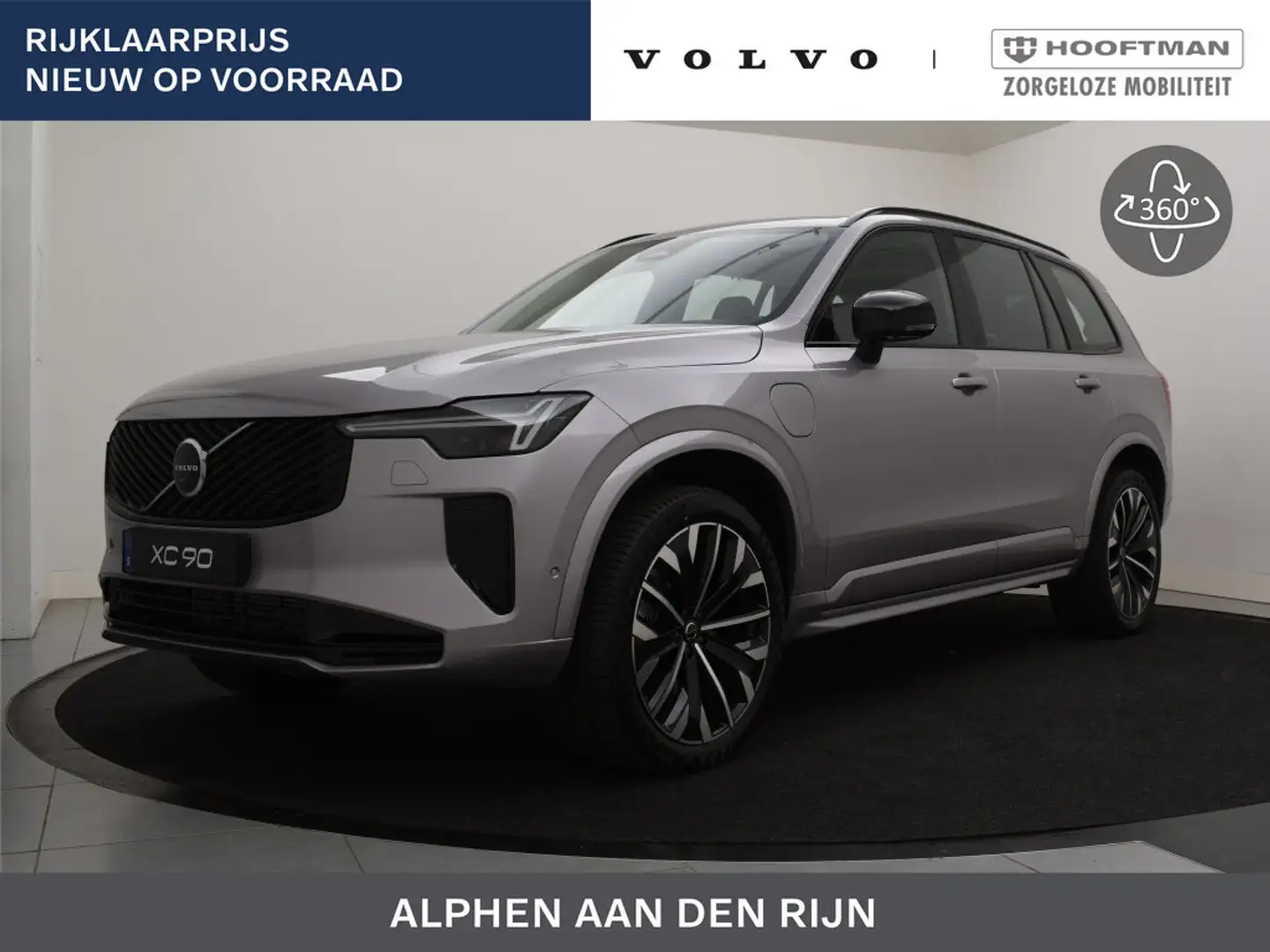 Volvo XC90 T8 PLUG-IN HYBRID ULTRA DARK LUCHTVERING TREKHAAK Zilver - 1