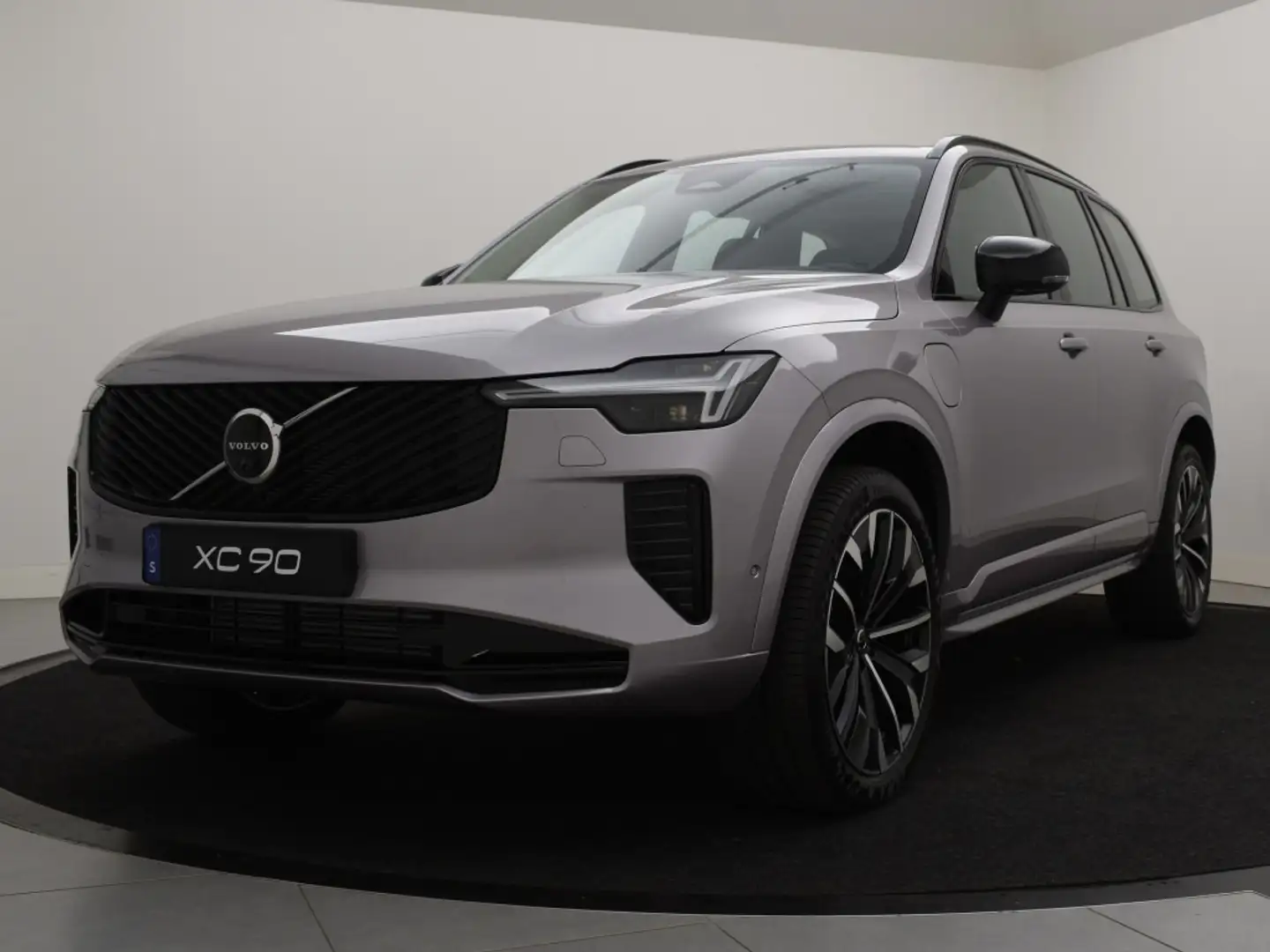 Volvo XC90 T8 PLUG-IN HYBRID ULTRA DARK LUCHTVERING TREKHAAK Zilver - 2