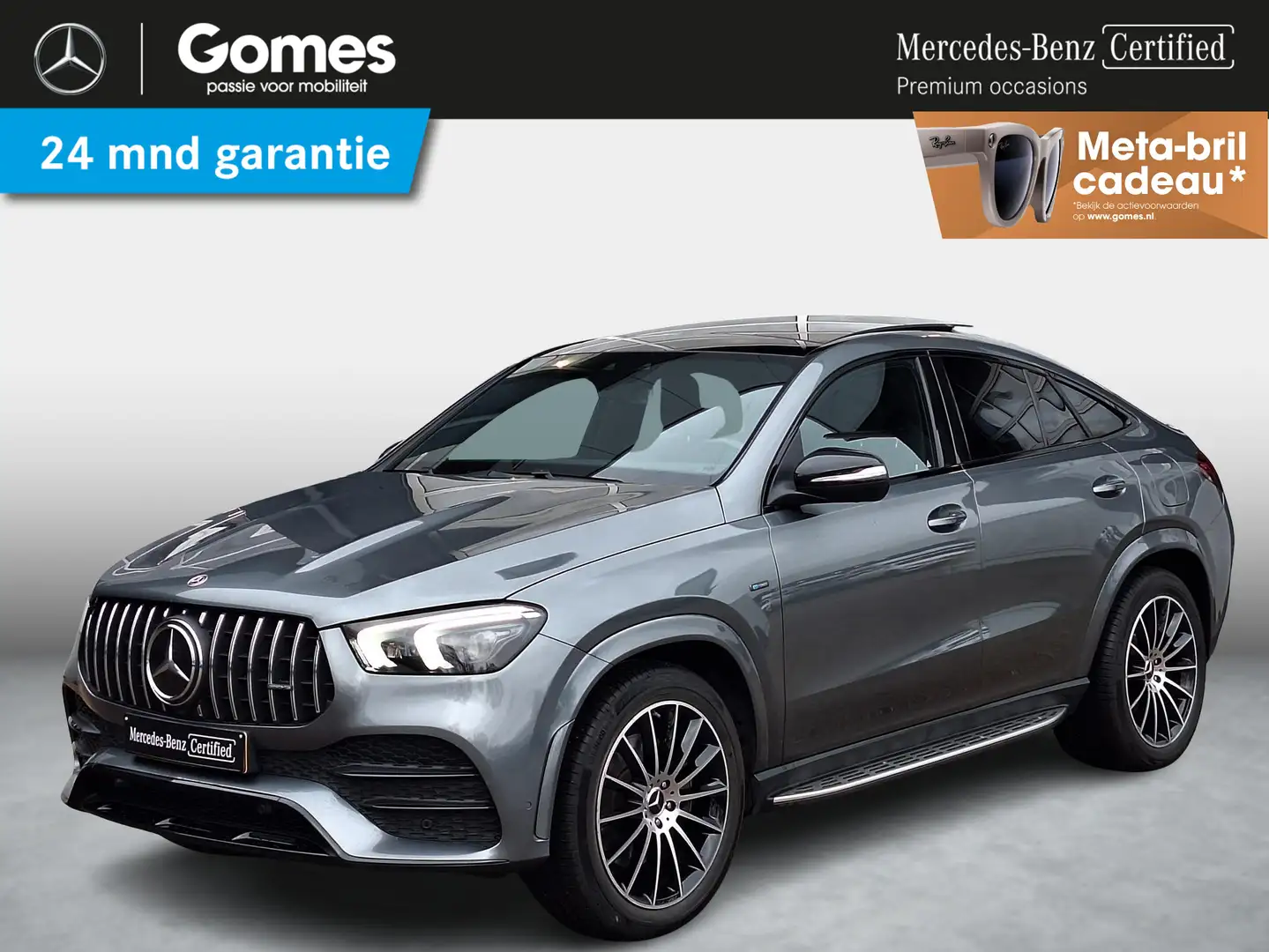 Mercedes-Benz GLE 350 Coupé de 4MATIC Premium | AMG Line | Panoramadak | Gris - 1