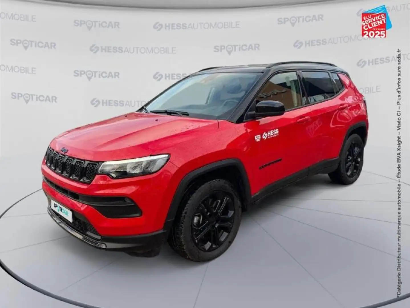 Jeep Compass 1.3 Turbo T4 190ch PHEV 4xe Longitude Business AT6 Rouge - 1