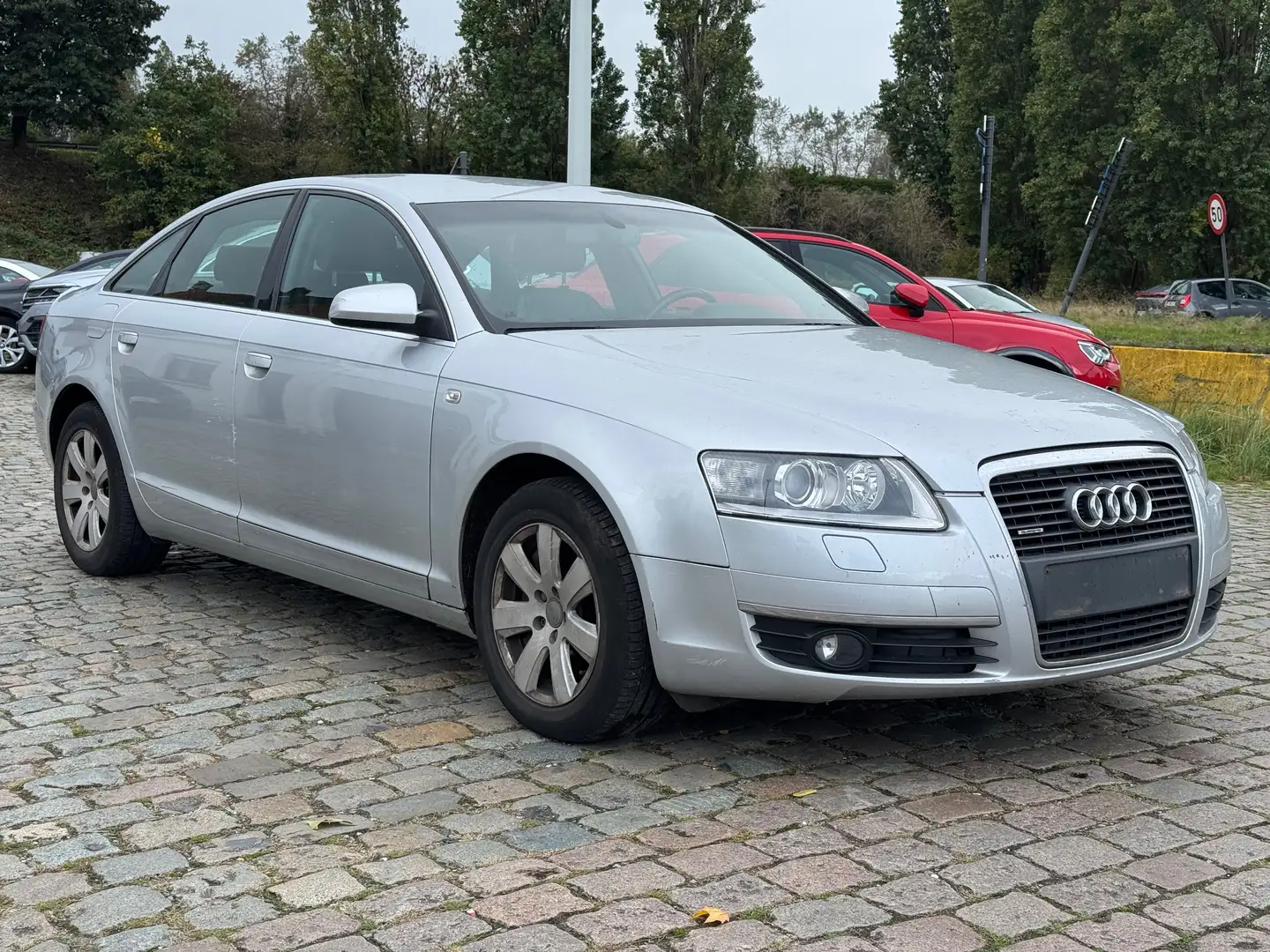 Audi A6 A6 3.0 TDi V6 24v Quattro *Automaat*Leder*Navi* Plateado - 2