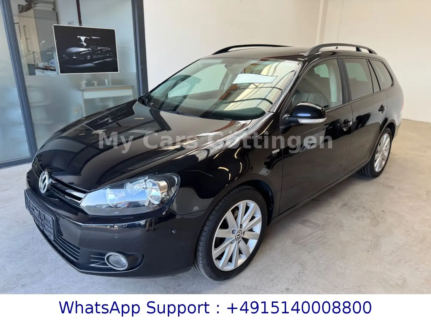 Volkswagen Golf VI Variant Match BlueMotion Zwart - 1