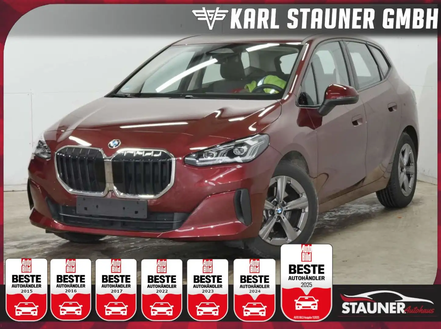BMW 218 KAMERA AHK NAVI KLIMAAUTO Rot - 1