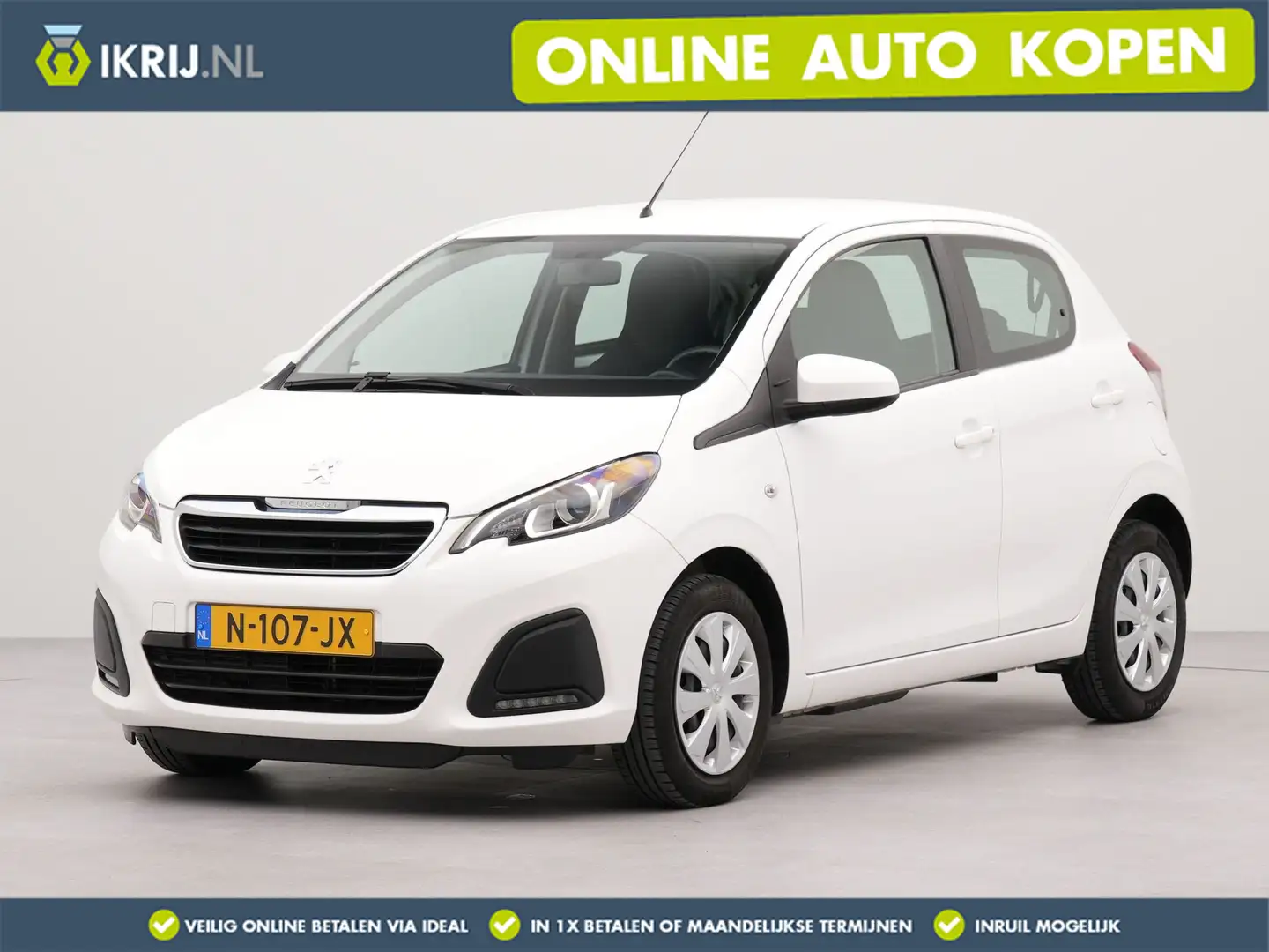 Peugeot 108 1.0 e-VTi Active | Dab | Airco | Wit - 1