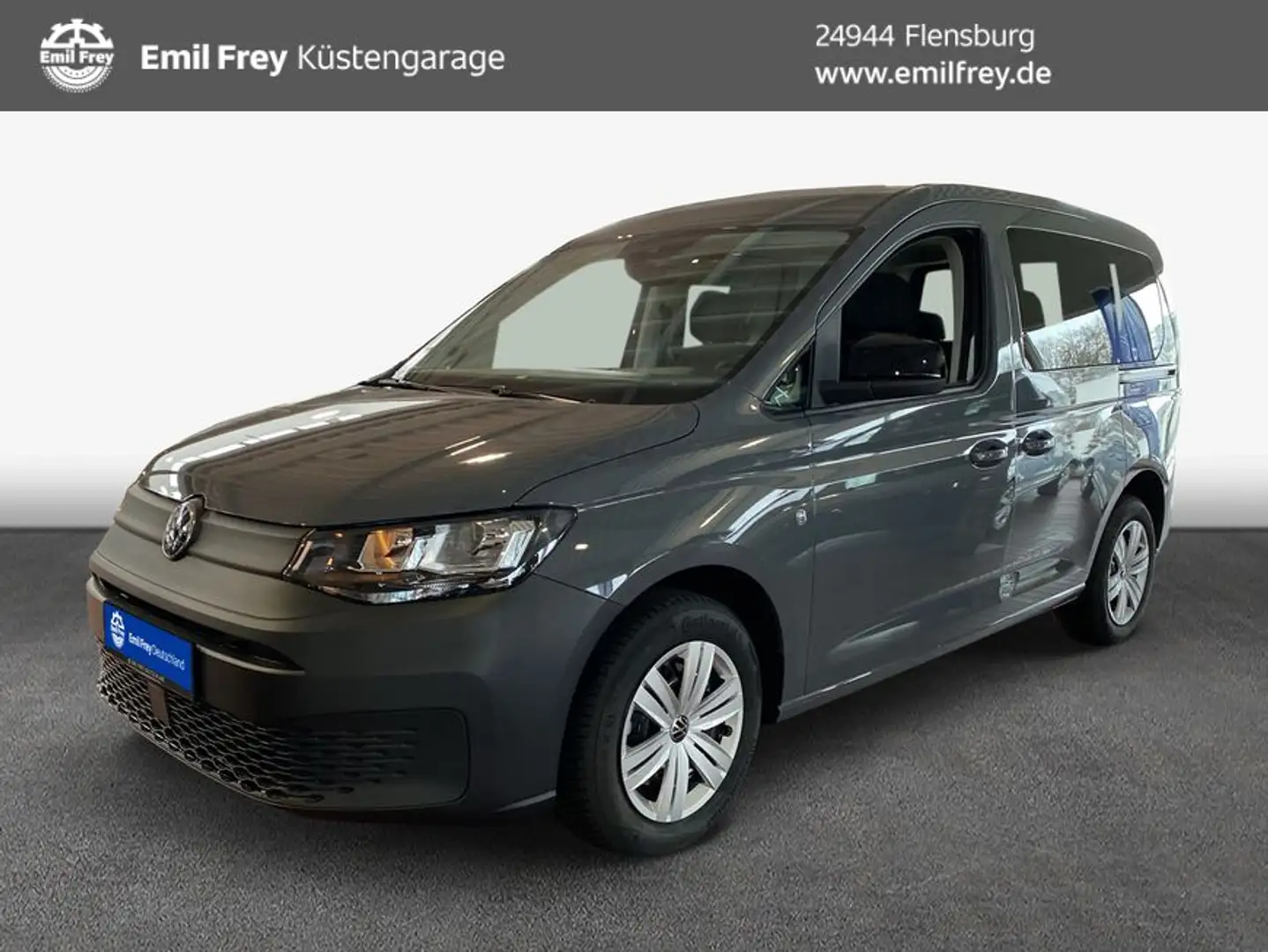 Volkswagen Caddy 5-Sitzer 1,5 TSI, Klima, GJR, MFL, PDC Grau - 1