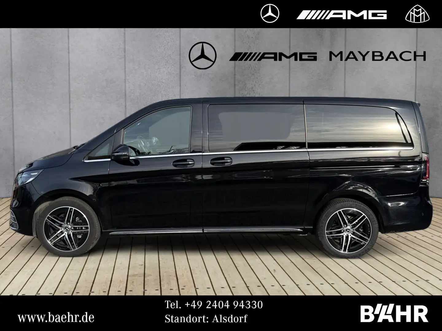 Mercedes-Benz V 300 V 300 d 4M Lang AMG/MBUX/LED/Distronic/360°/19" Noir - 2