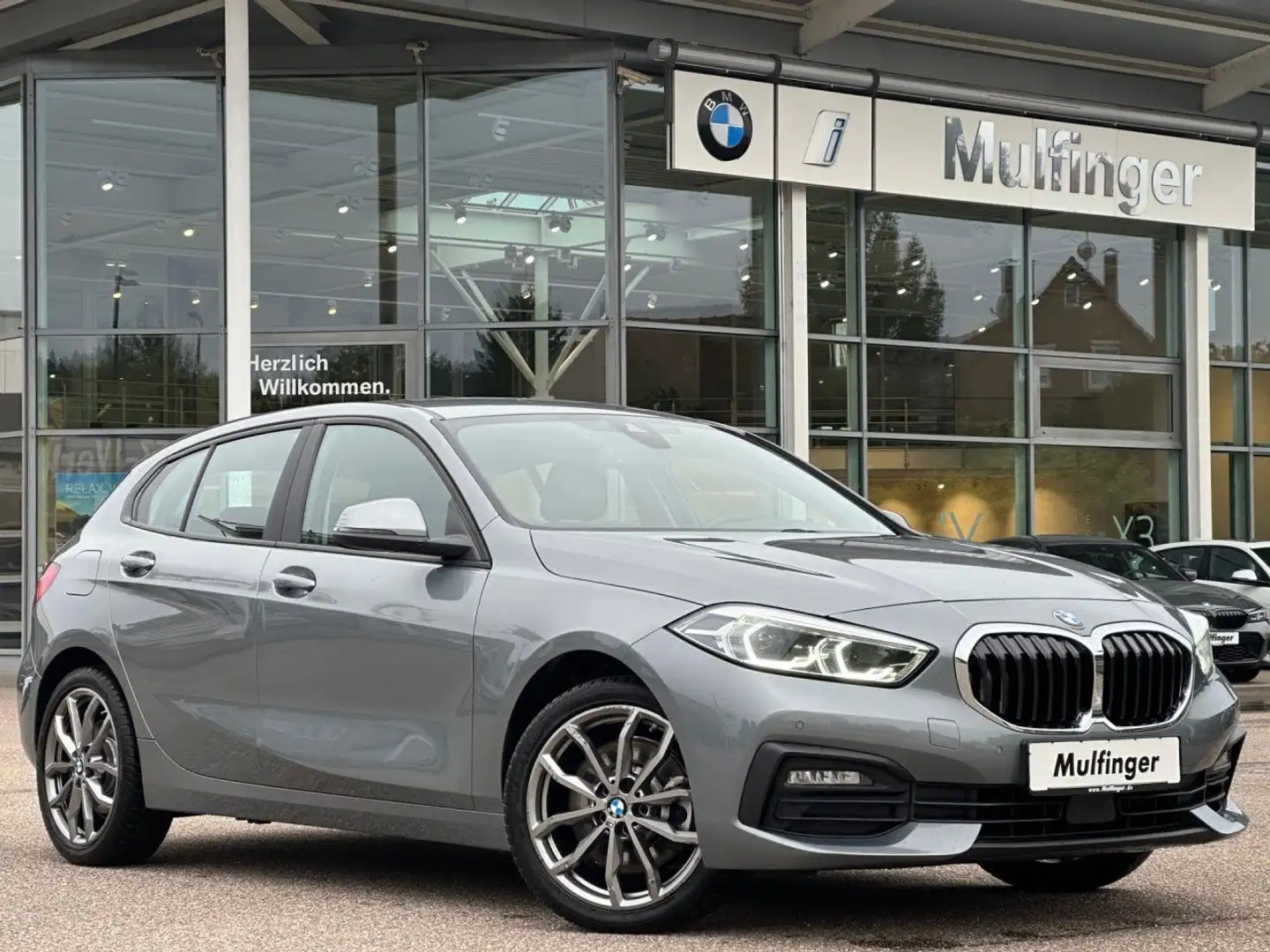 BMW 120 i Aut.LED LiveProf HiFi Sitz+Lenkradh.DAB PDC Grau - 2