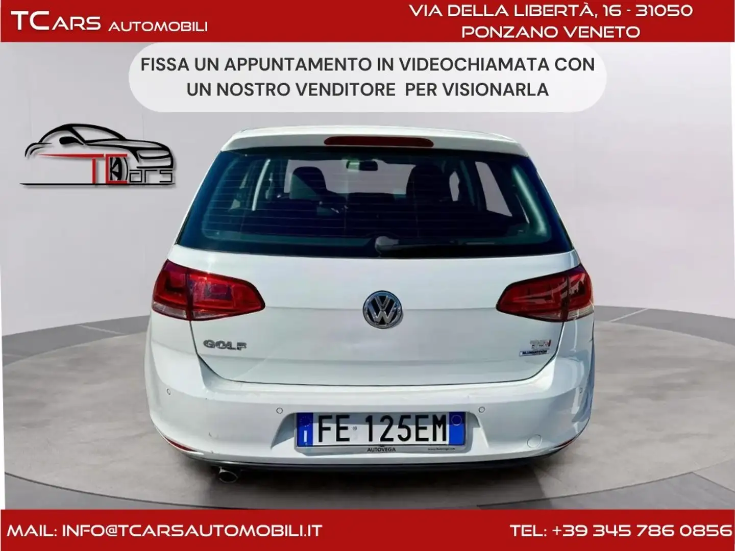 Volkswagen Golf 1.6 HIGHLINE DSG - KM CERTIF - GARANZIA 3 ANNI Blanc - 1