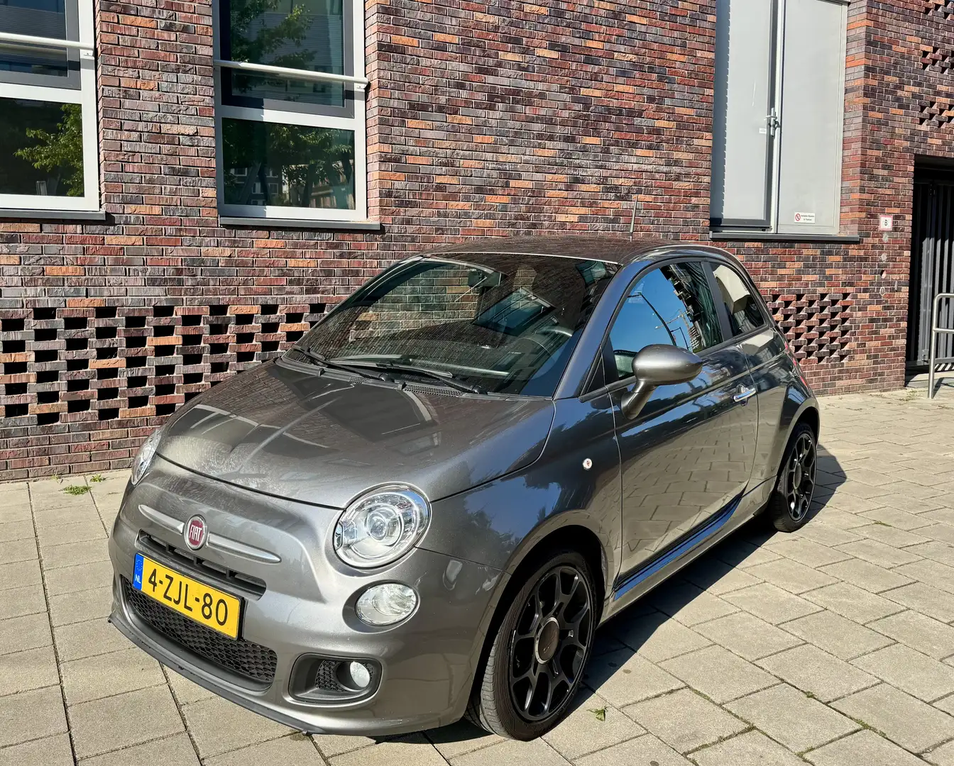 Fiat 500 0.9 TwinAir T 500S Grijs - 1