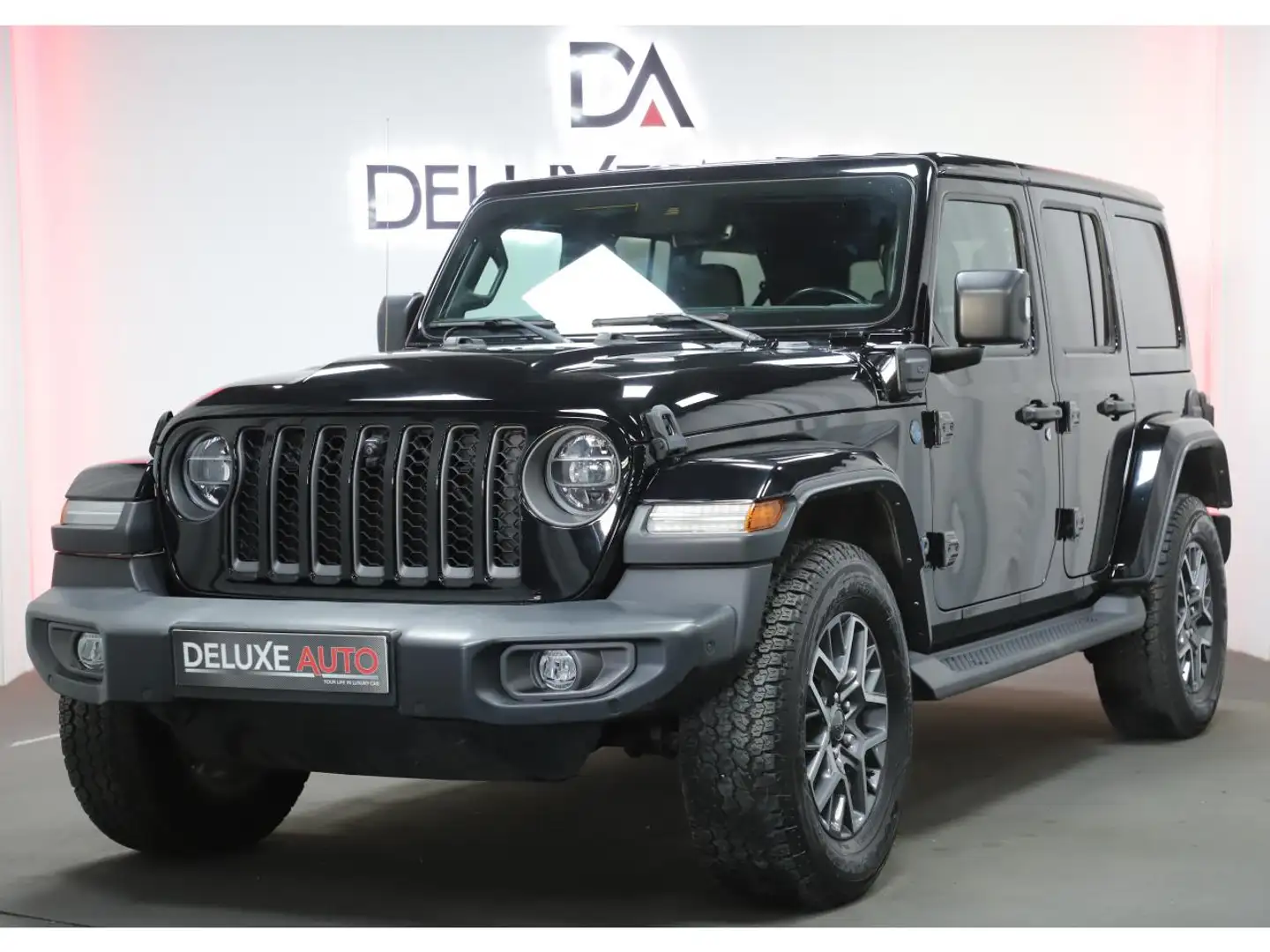 Jeep Wrangler 2.0 T 4xe 380 First Edition Unlimited BVA Noir - 1