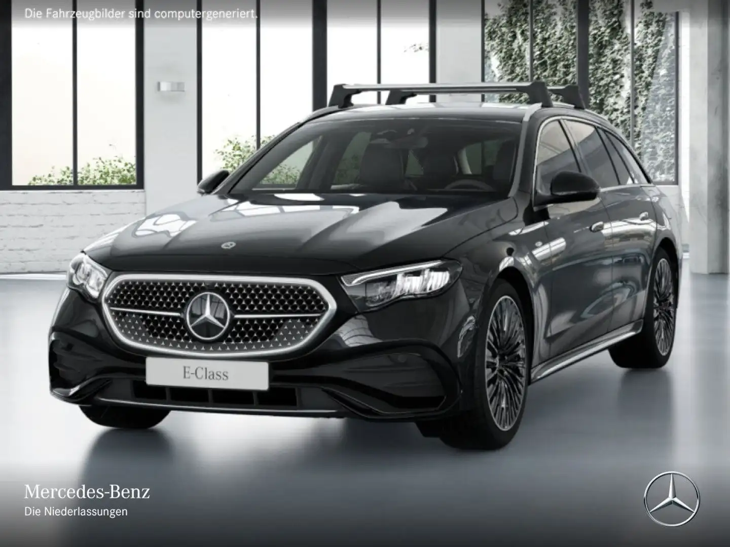 Mercedes-Benz E 300 de T 4M Hybrid AMG 360° Airmat Burmester LED Schwarz - 2