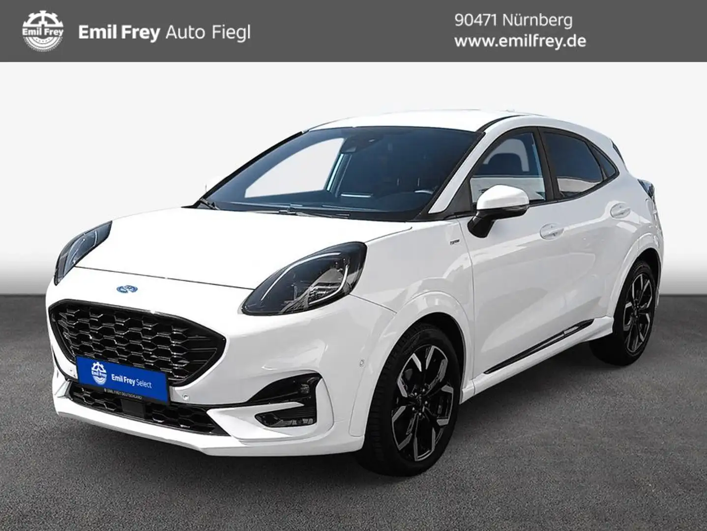 Ford Puma 1.0 EcoBoost Hybrid Aut. ST-LINE X Blanc - 1